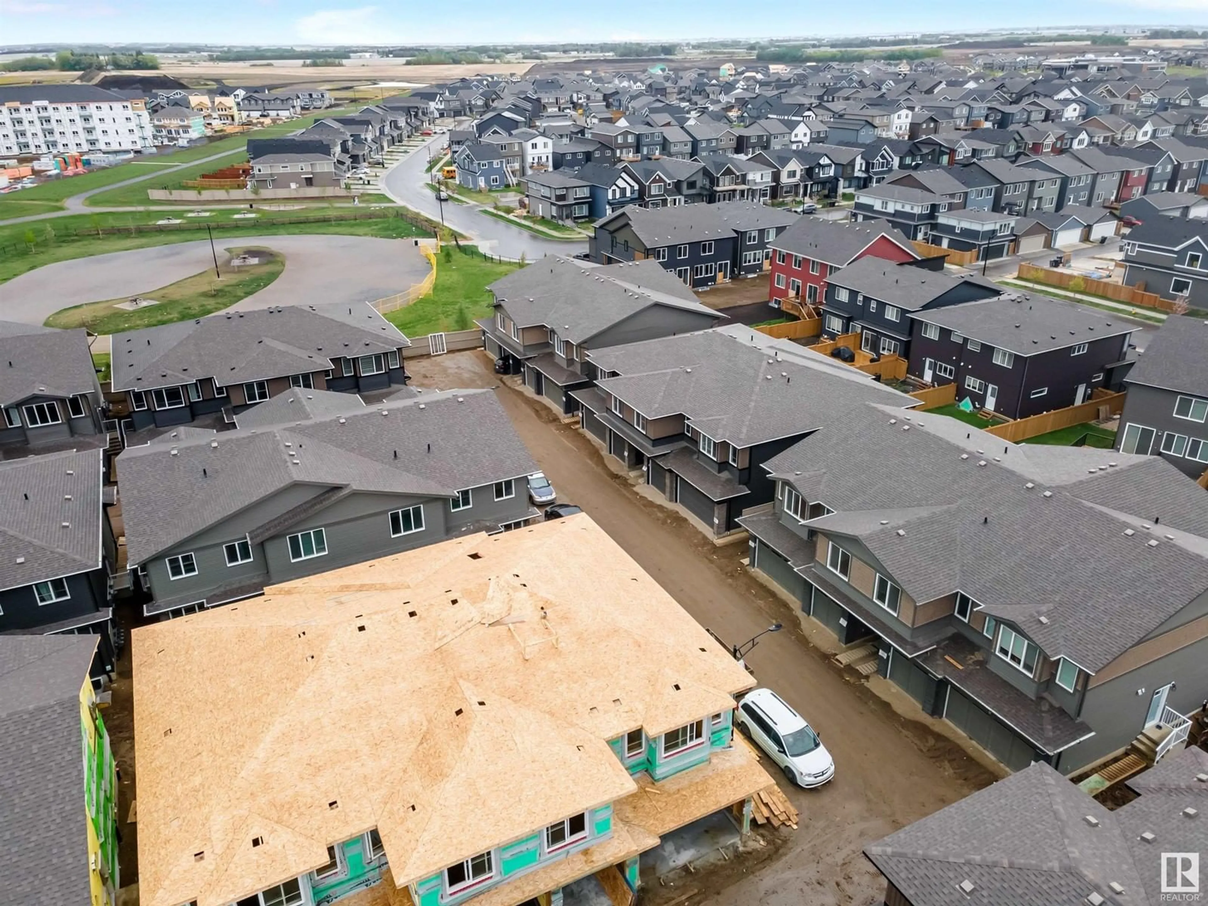 A pic from outside/outdoor area/front of a property/back of a property/a pic from drone, unknown for #57 - 2710 66 STREET, Edmonton Alberta T6X3H4
