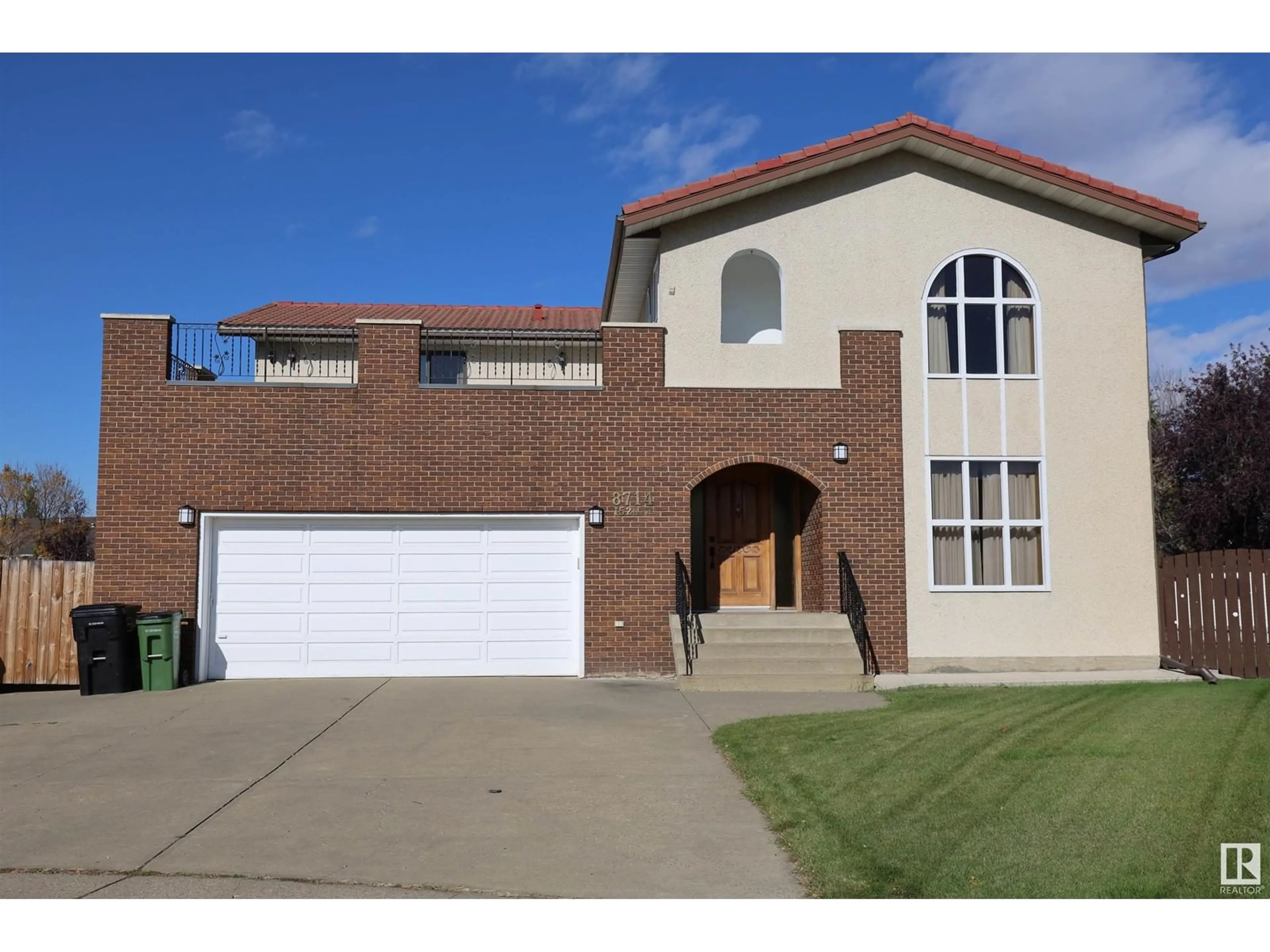 Home with brick exterior material, street for NW - 8714 152B AV, Edmonton Alberta T5E6H2