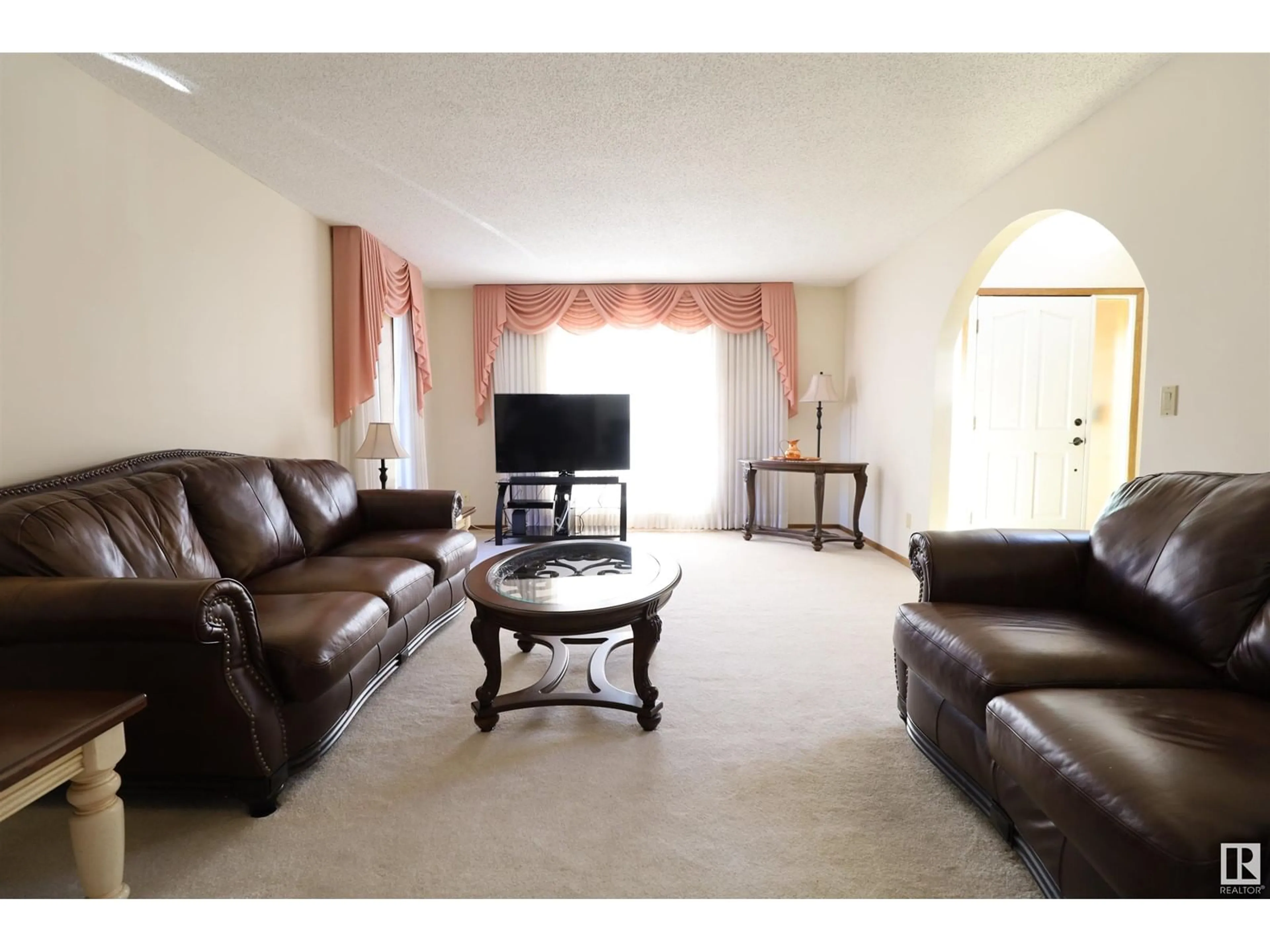 Living room with furniture, unknown for NW - 8714 152B AV, Edmonton Alberta T5E6H2