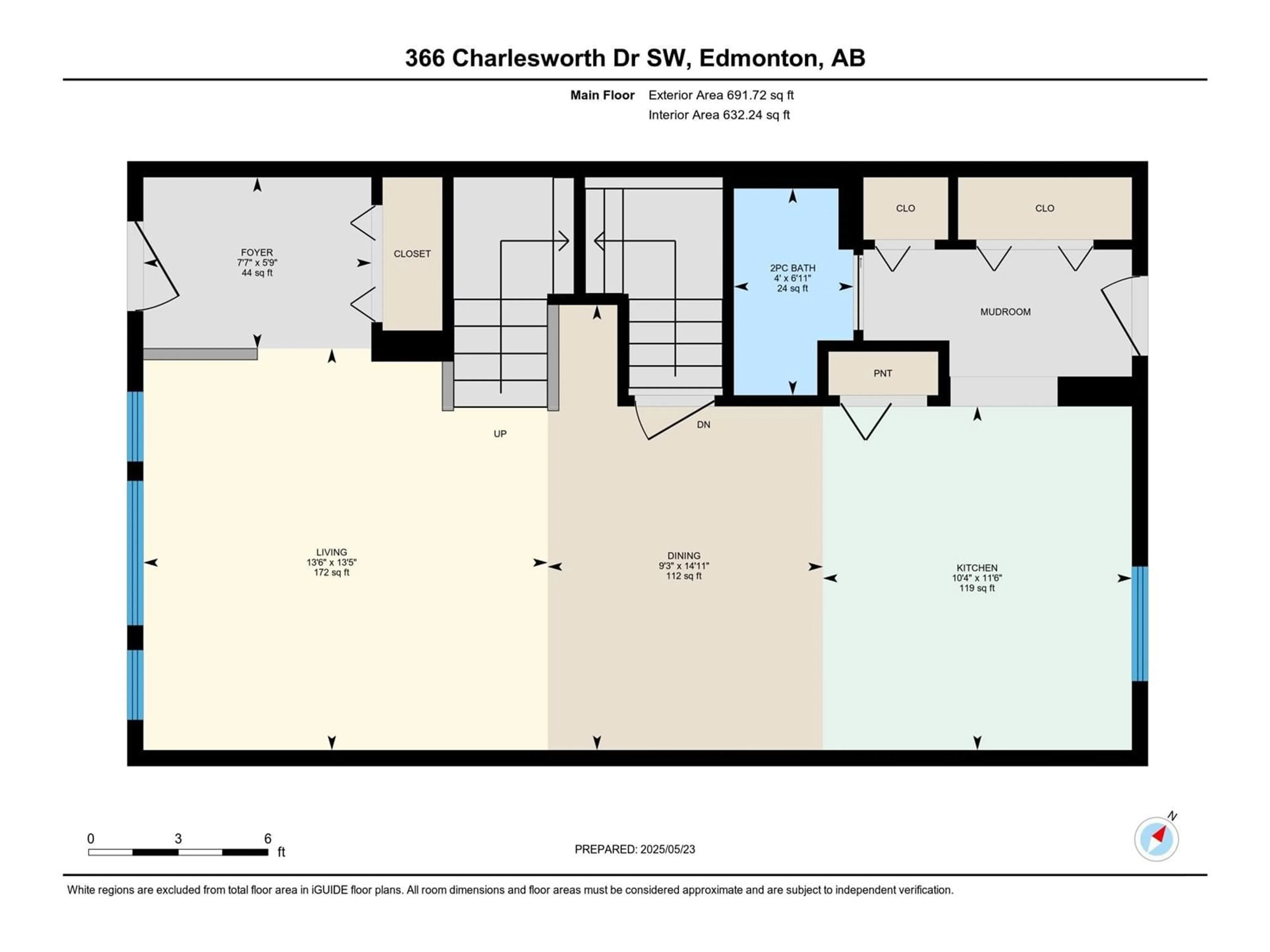 Floor plan for 366 CHARLESWORTH DR, Edmonton Alberta T6X2G5