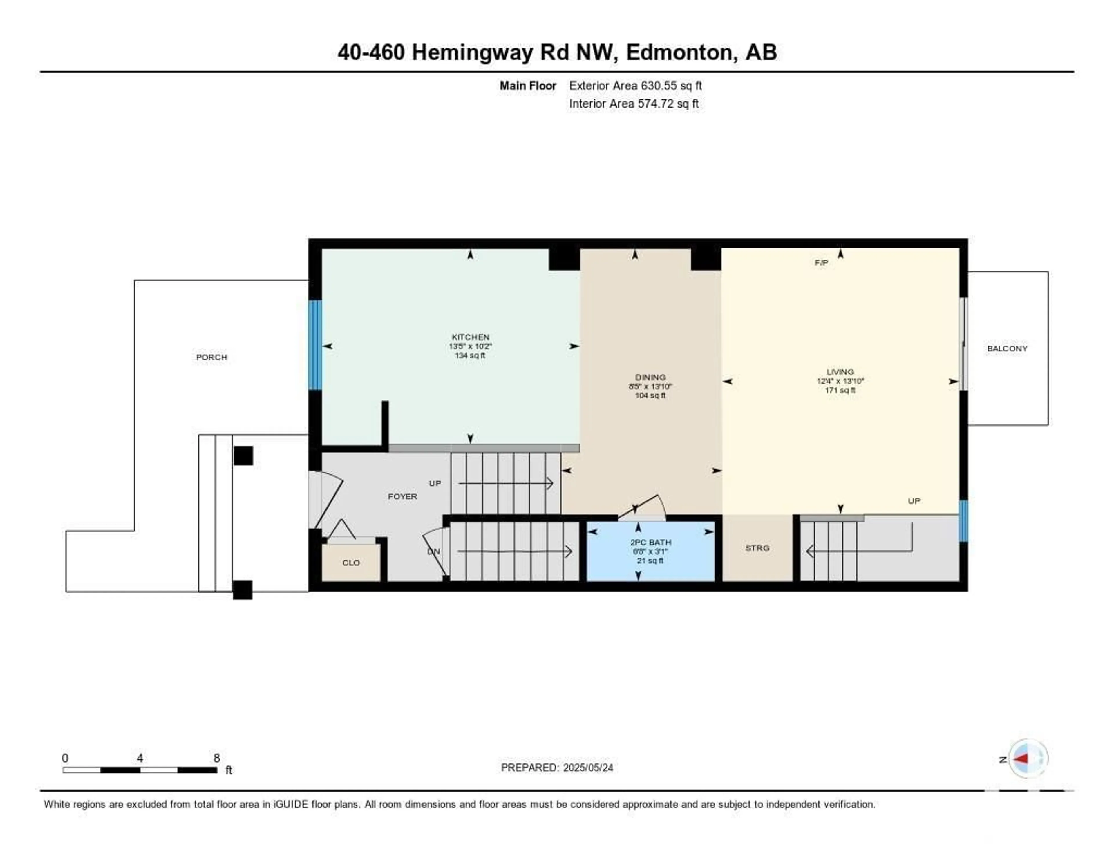 Floor plan for #40 - 460 HEMINGWAY RD, Edmonton Alberta T6M0M5