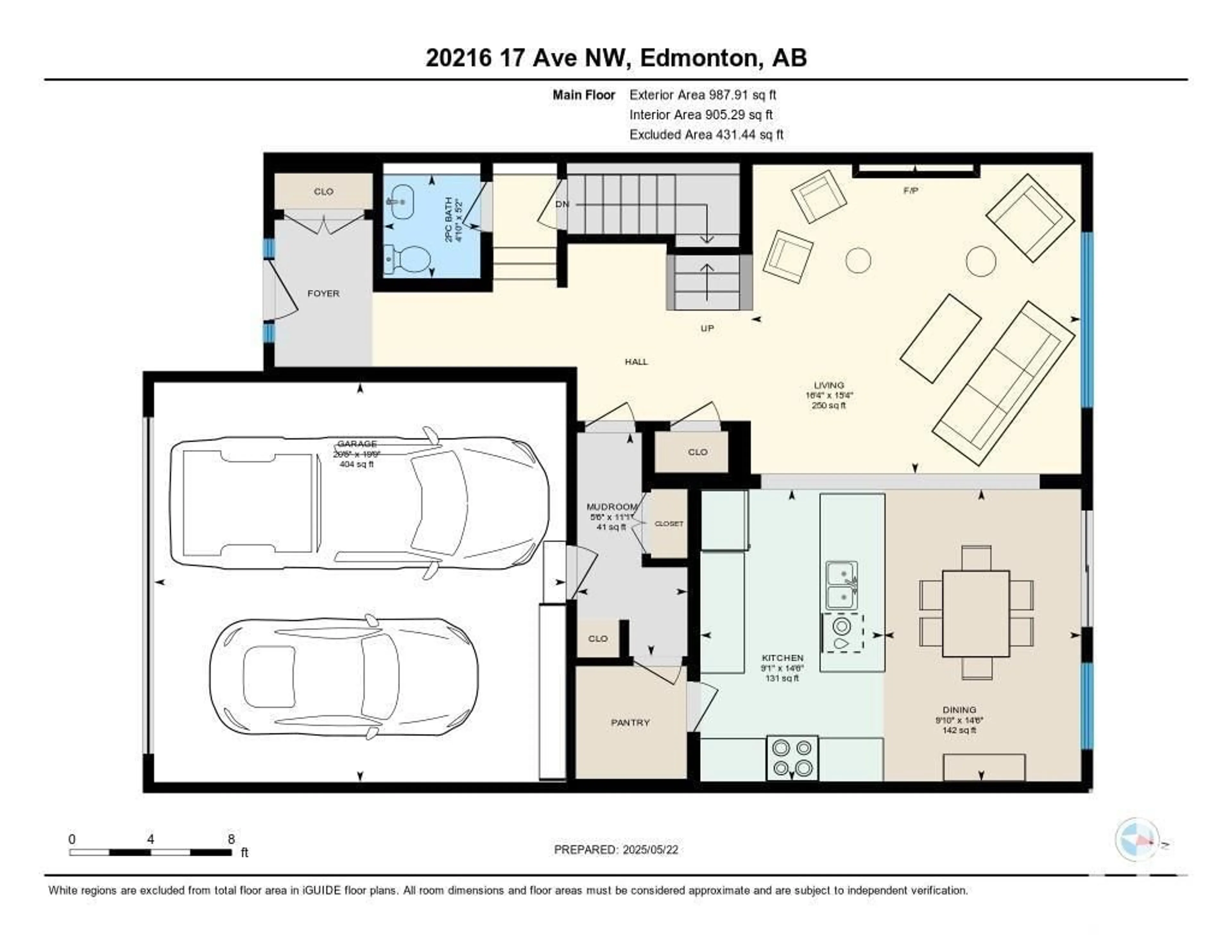 Floor plan for NW - 20217 17 AV, Edmonton Alberta T6M1K6
