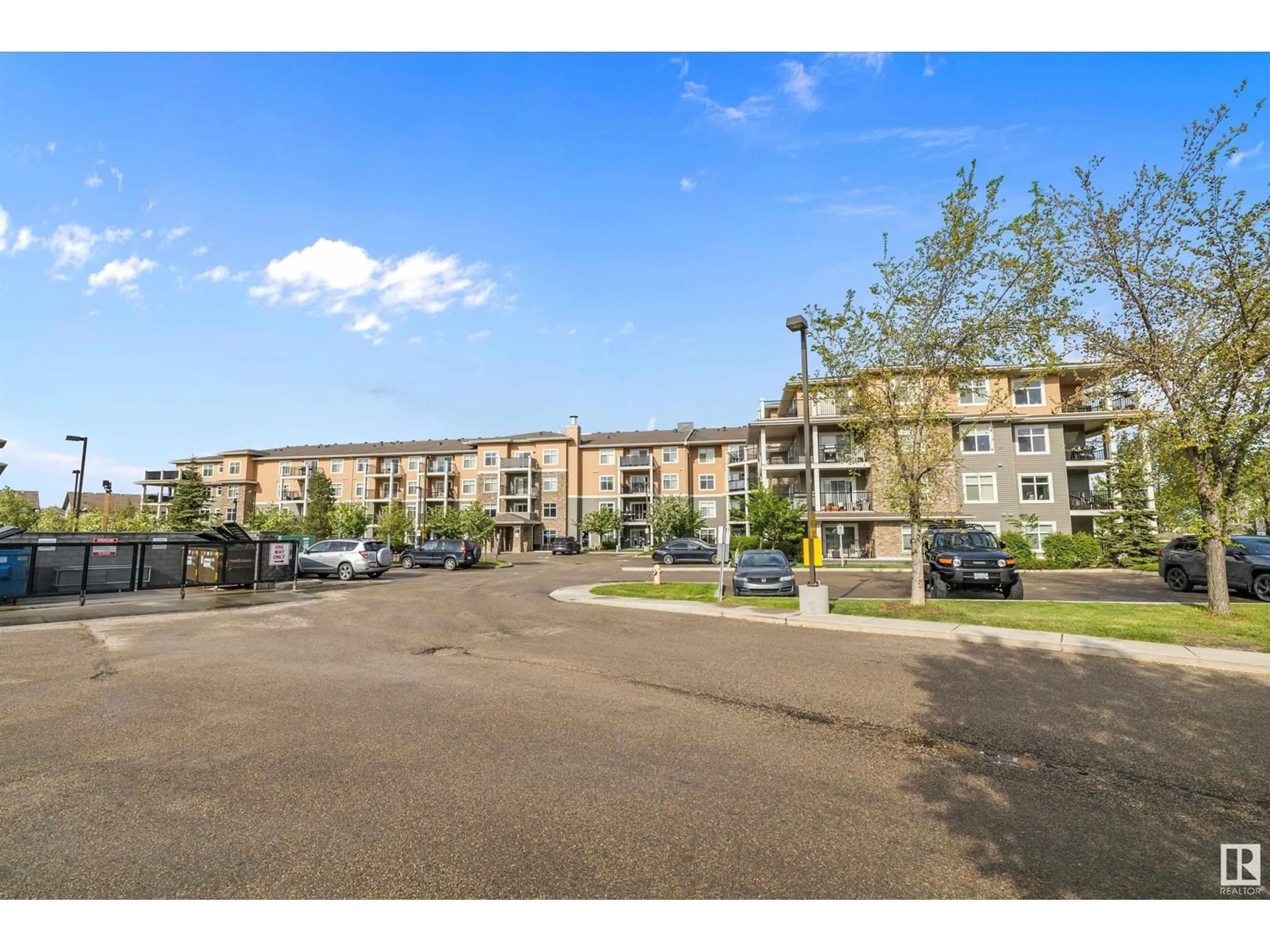 A pic from outside/outdoor area/front of a property/back of a property/a pic from drone, unknown for #314 - 6070 SCHONSEE WY, Edmonton Alberta T5Z0G8