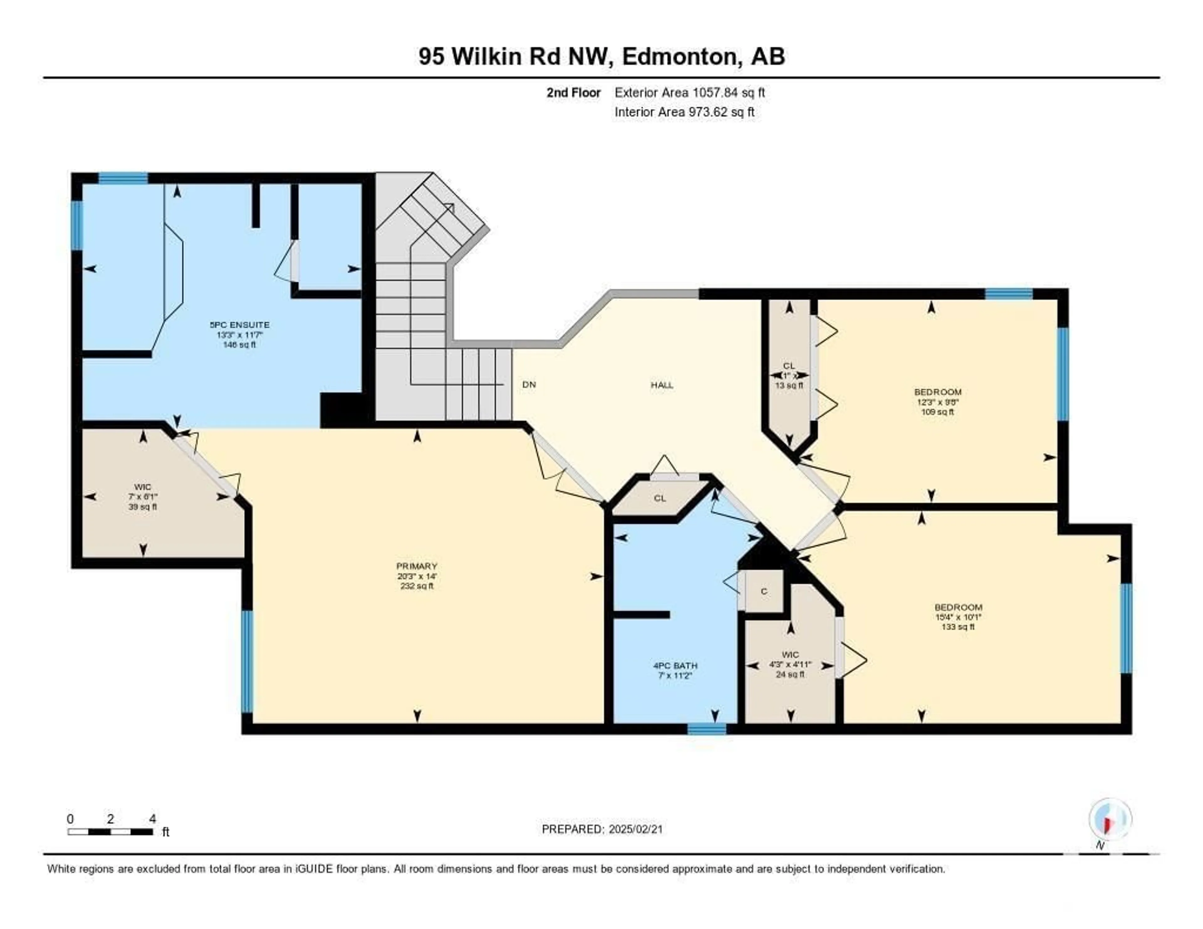Floor plan for 95 WILKIN RD, Edmonton Alberta T6M2H4