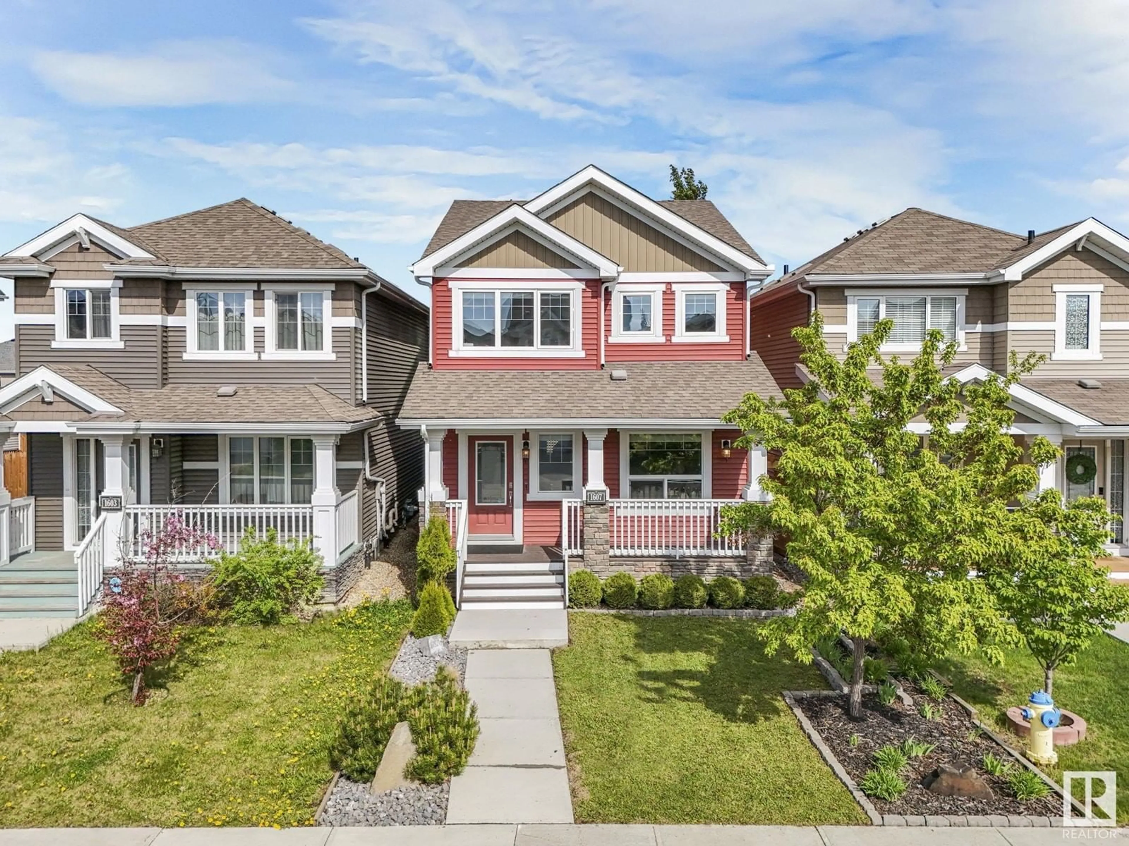 Home with brick exterior material, street for SW - 1607 167 ST, Edmonton Alberta T6W3C4