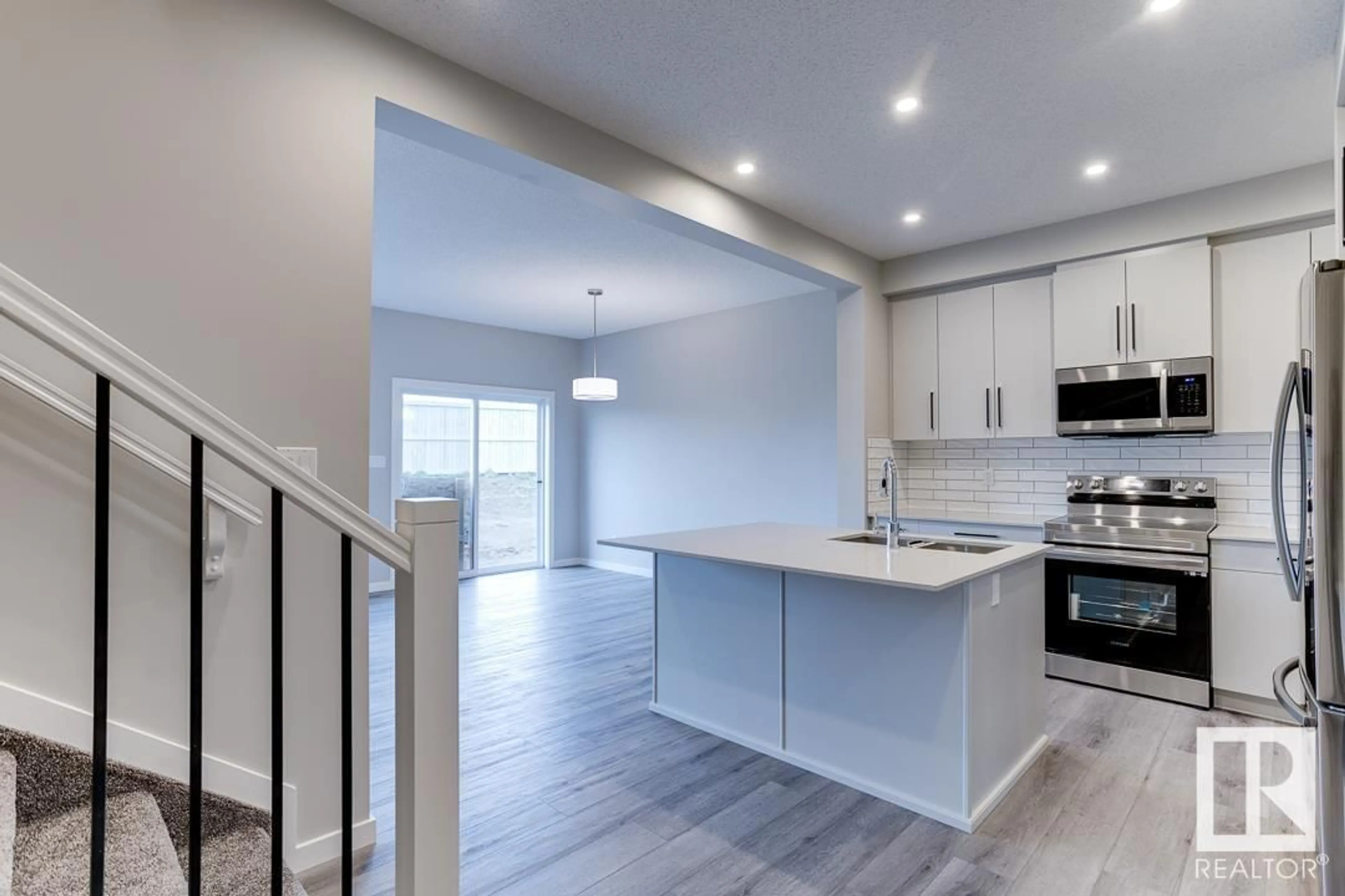 Open concept kitchen, unknown for 3613 2 STREET NW, Edmonton Alberta T6T2P9