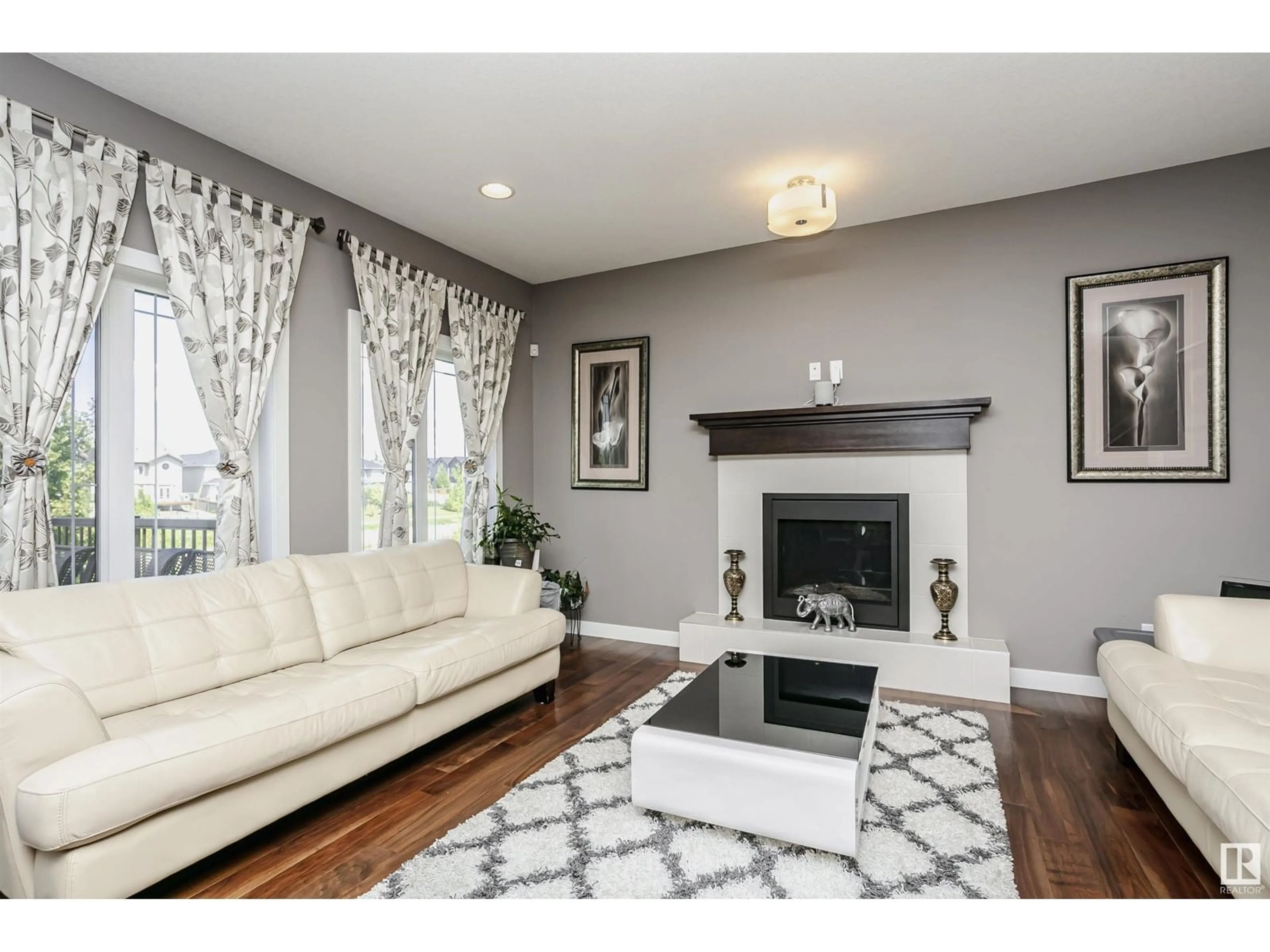 Living room with furniture, unknown for SW - 15848 13 AV, Edmonton Alberta T6W2N5
