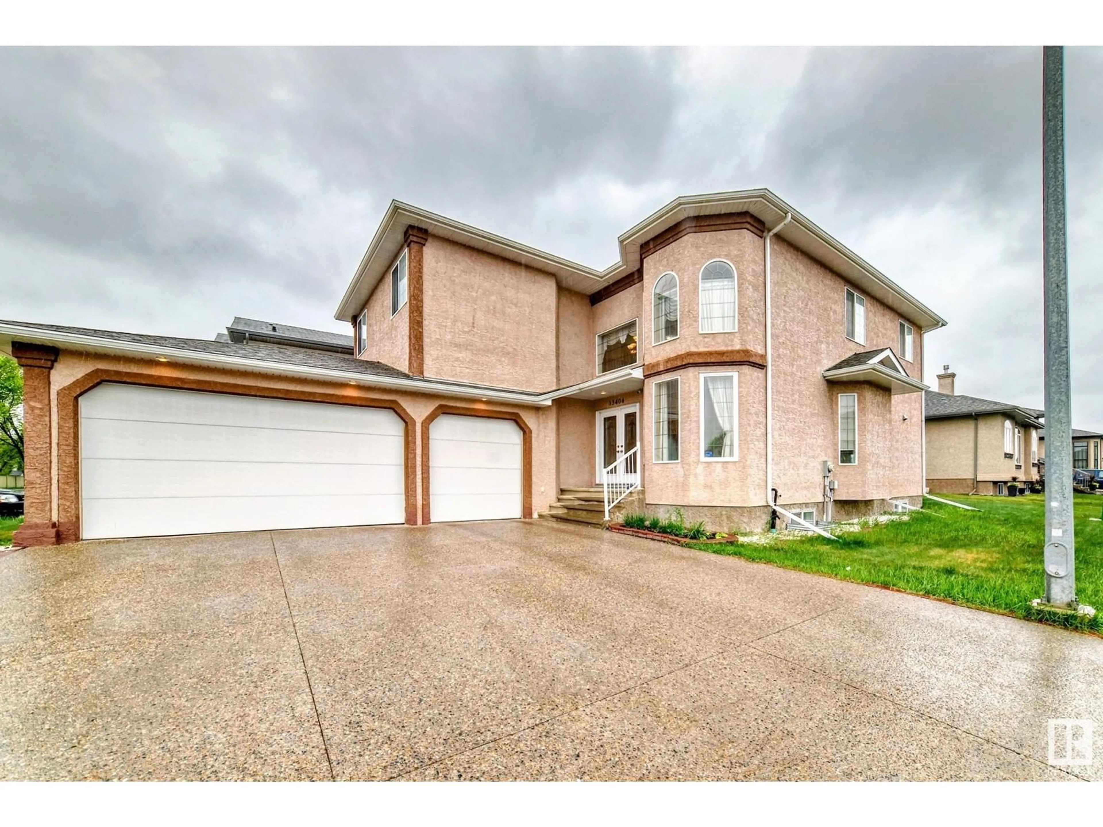Home with brick exterior material, street for NW - 13404 160 AV, Edmonton Alberta T6V0B9
