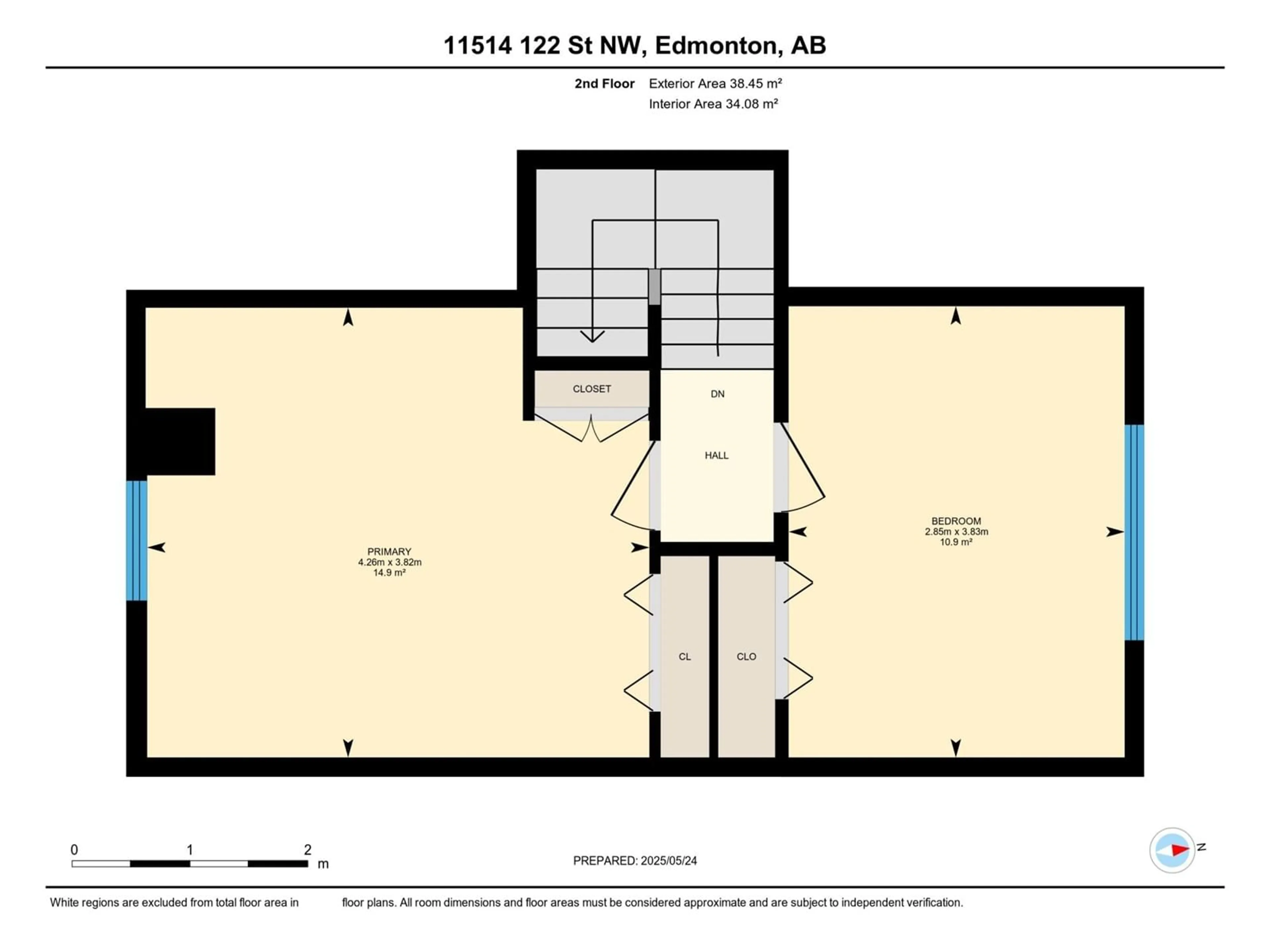 Floor plan for 11514 122 ST, Edmonton Alberta T5M0C1