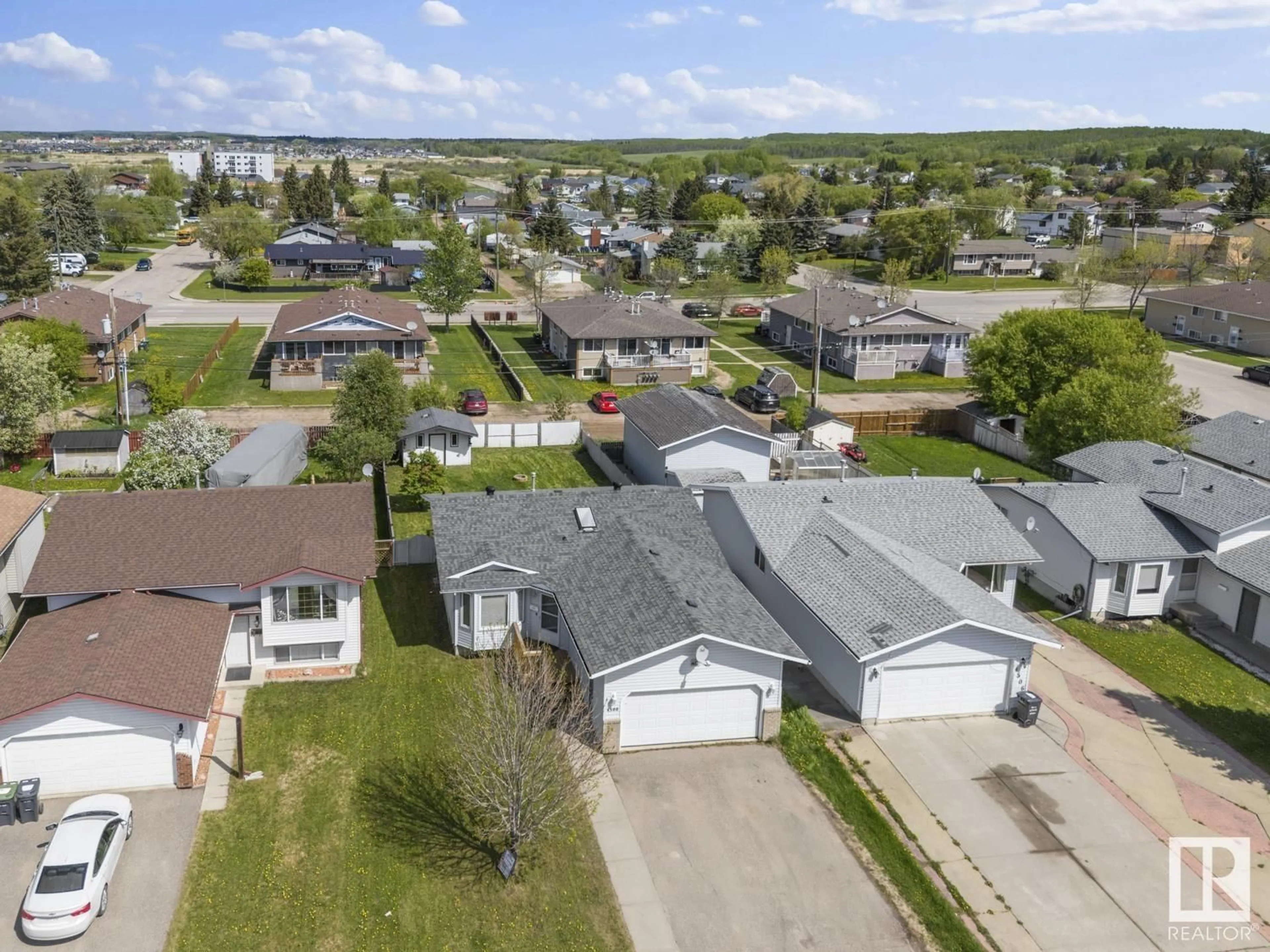 A pic from outside/outdoor area/front of a property/back of a property/a pic from drone, street for 4508 49 AV, Cold Lake Alberta T9M1Z6