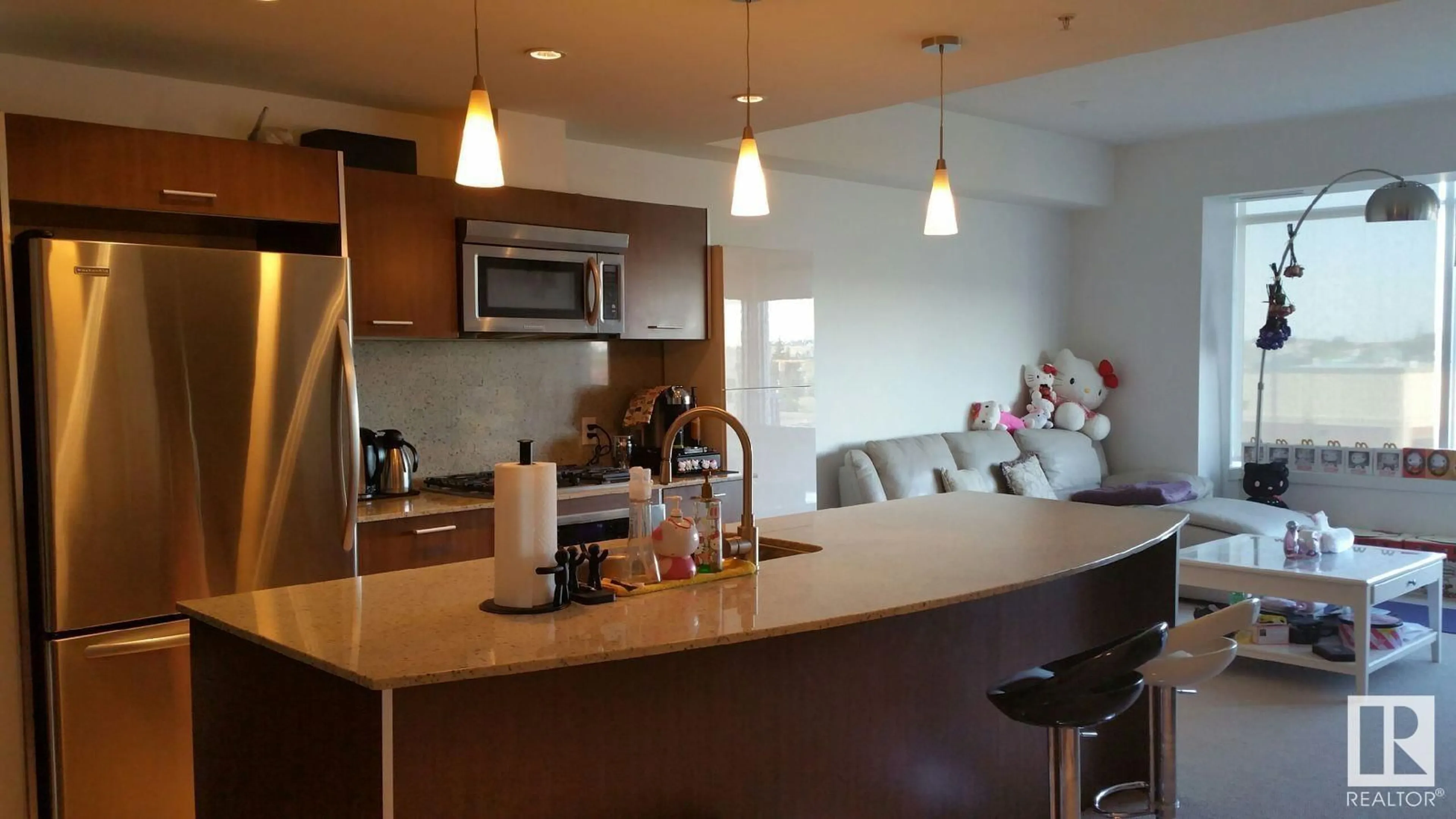Open concept kitchen, unknown for #315 - 2504 109 ST, Edmonton Alberta T6J3T1