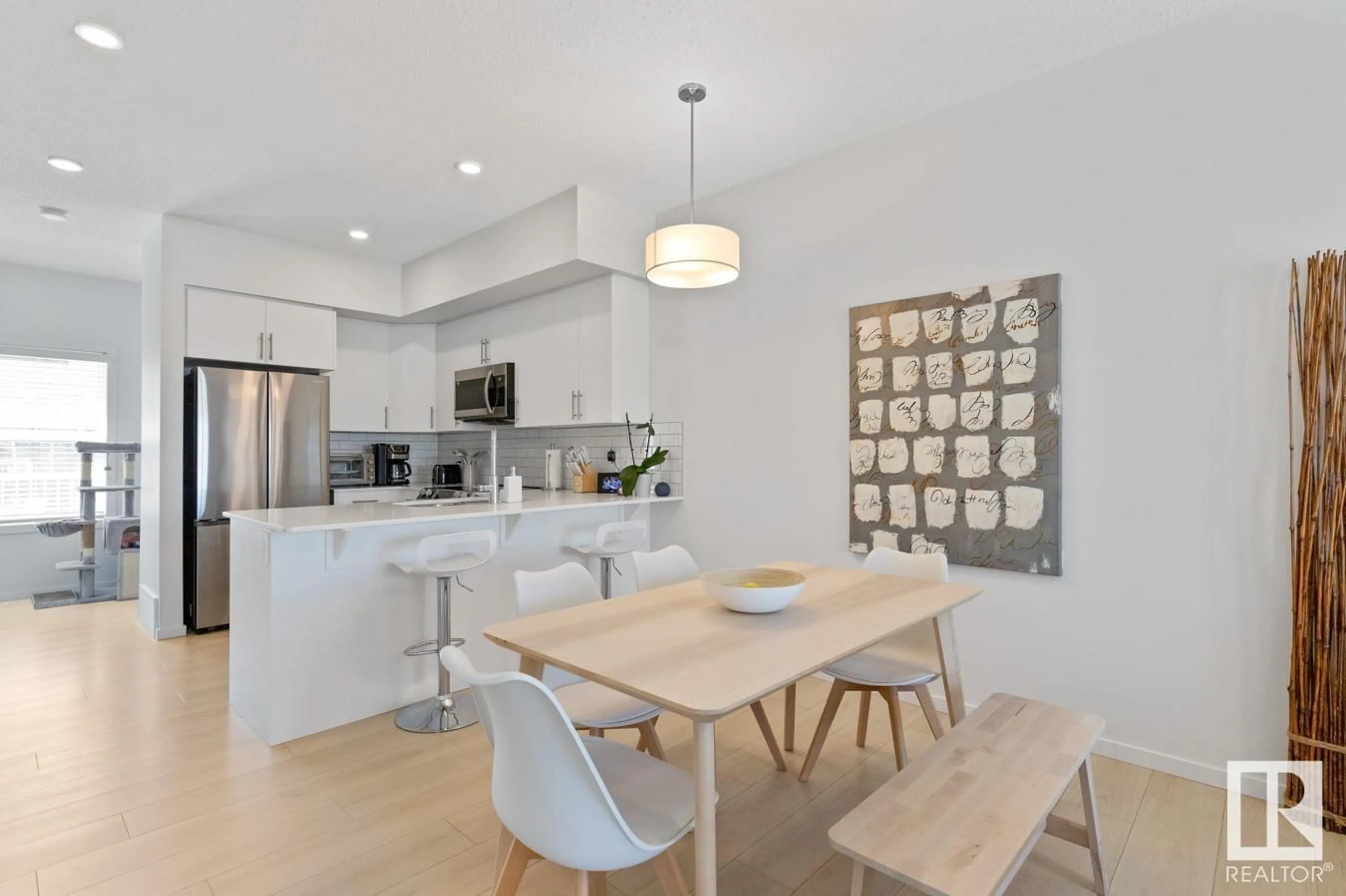 Open concept kitchen, unknown for 22527 93 AV, Edmonton Alberta T5T7R5