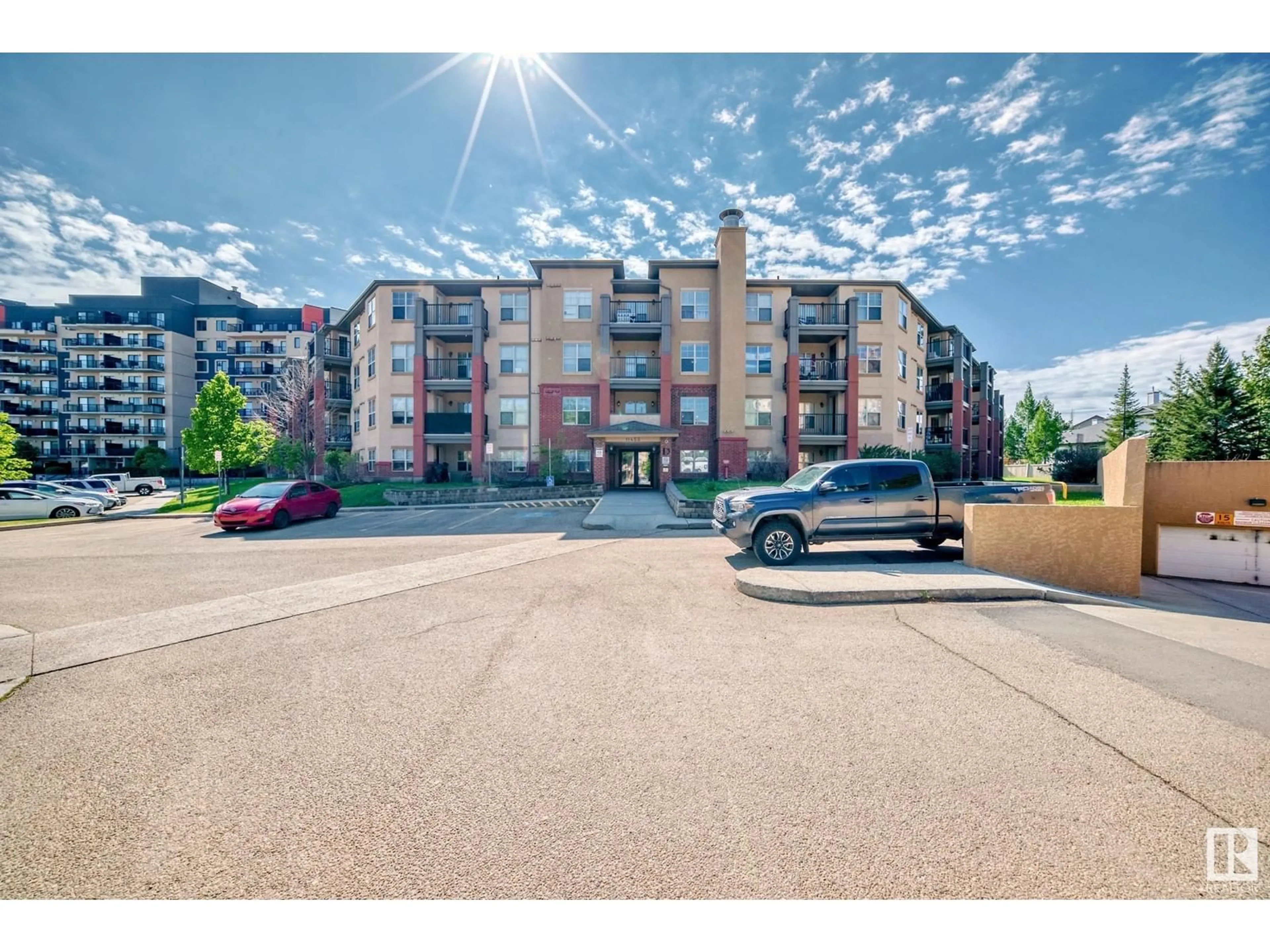 A pic from outside/outdoor area/front of a property/back of a property/a pic from drone, unknown for #305 - 11453 ELLERSLIE RD, Edmonton Alberta T6W1T2