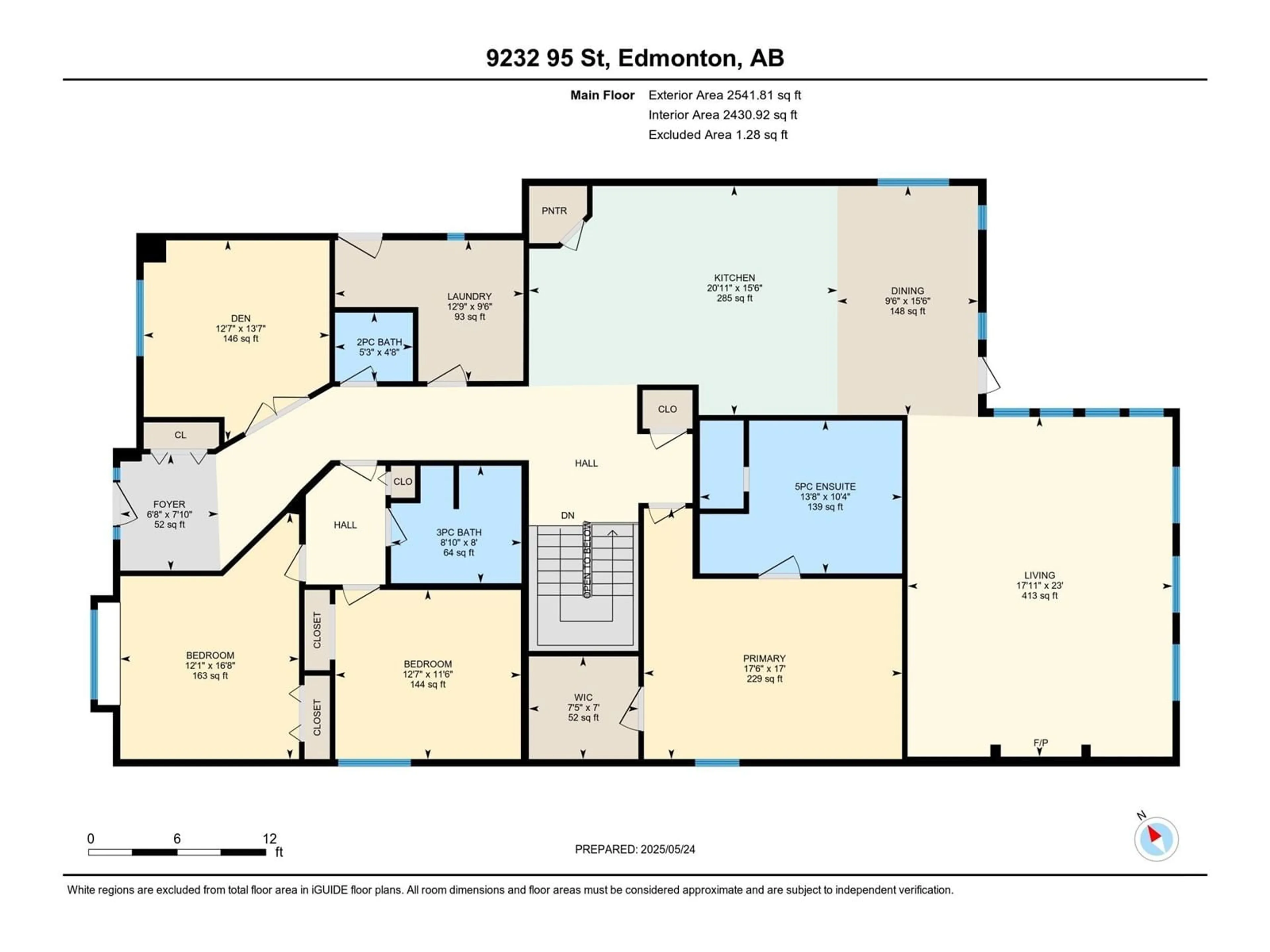 Floor plan for 9232 95 ST, Edmonton Alberta T6C3W8