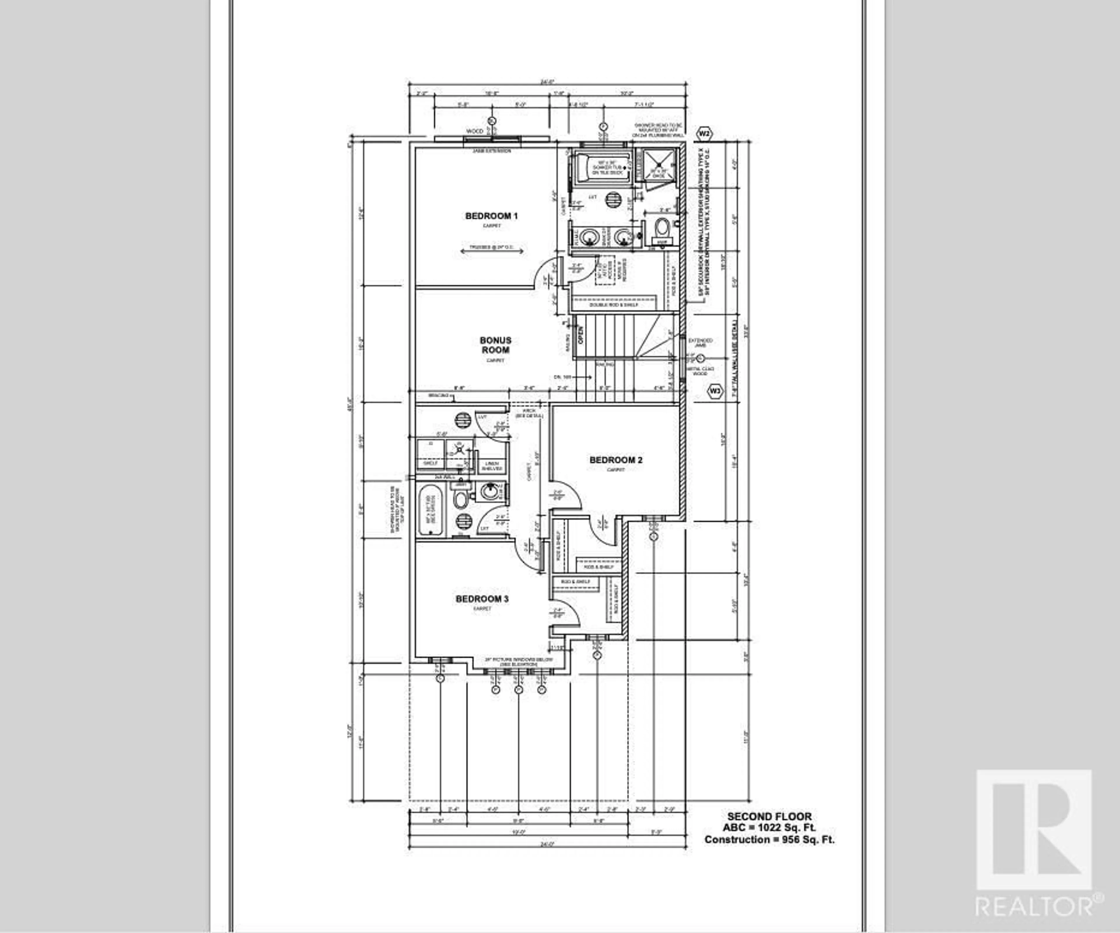 Floor plan for NW - 17427 3 ST, Edmonton Alberta T5Y4G7