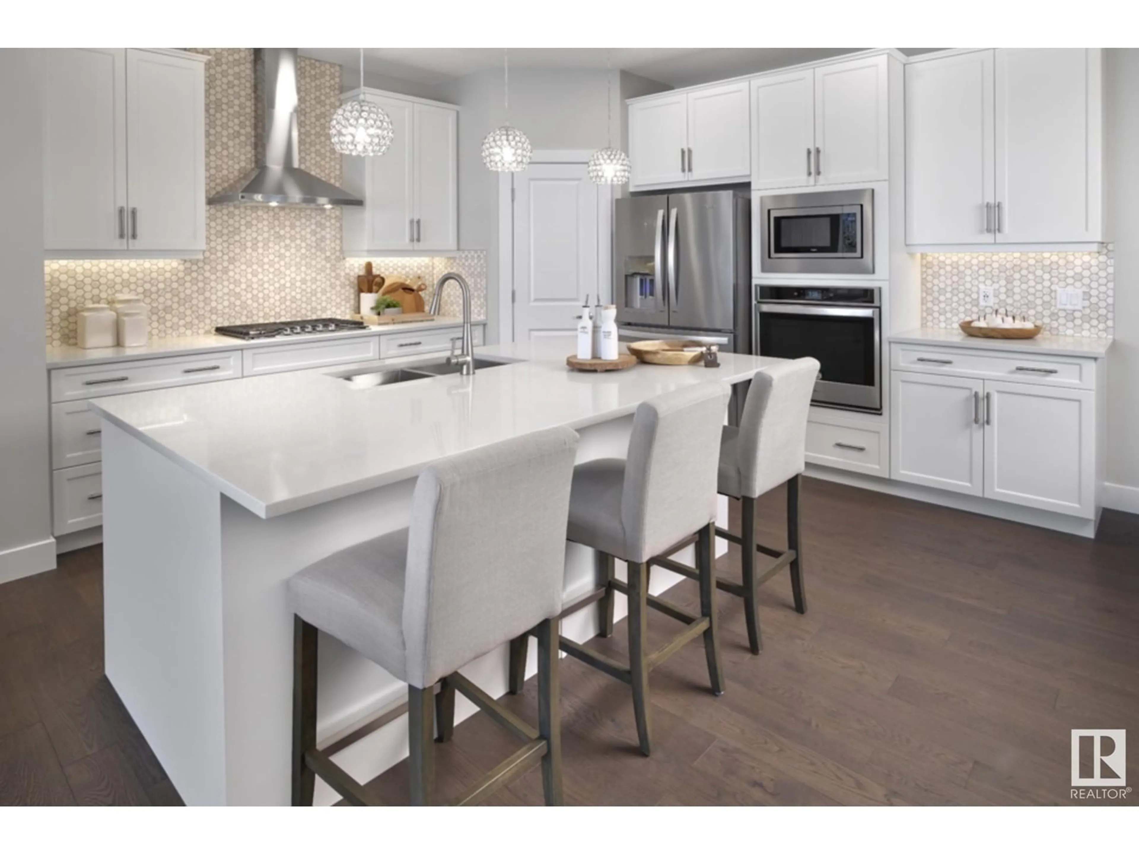 Open concept kitchen, unknown for 53 RHEA CR, St. Albert Alberta T8N8A4