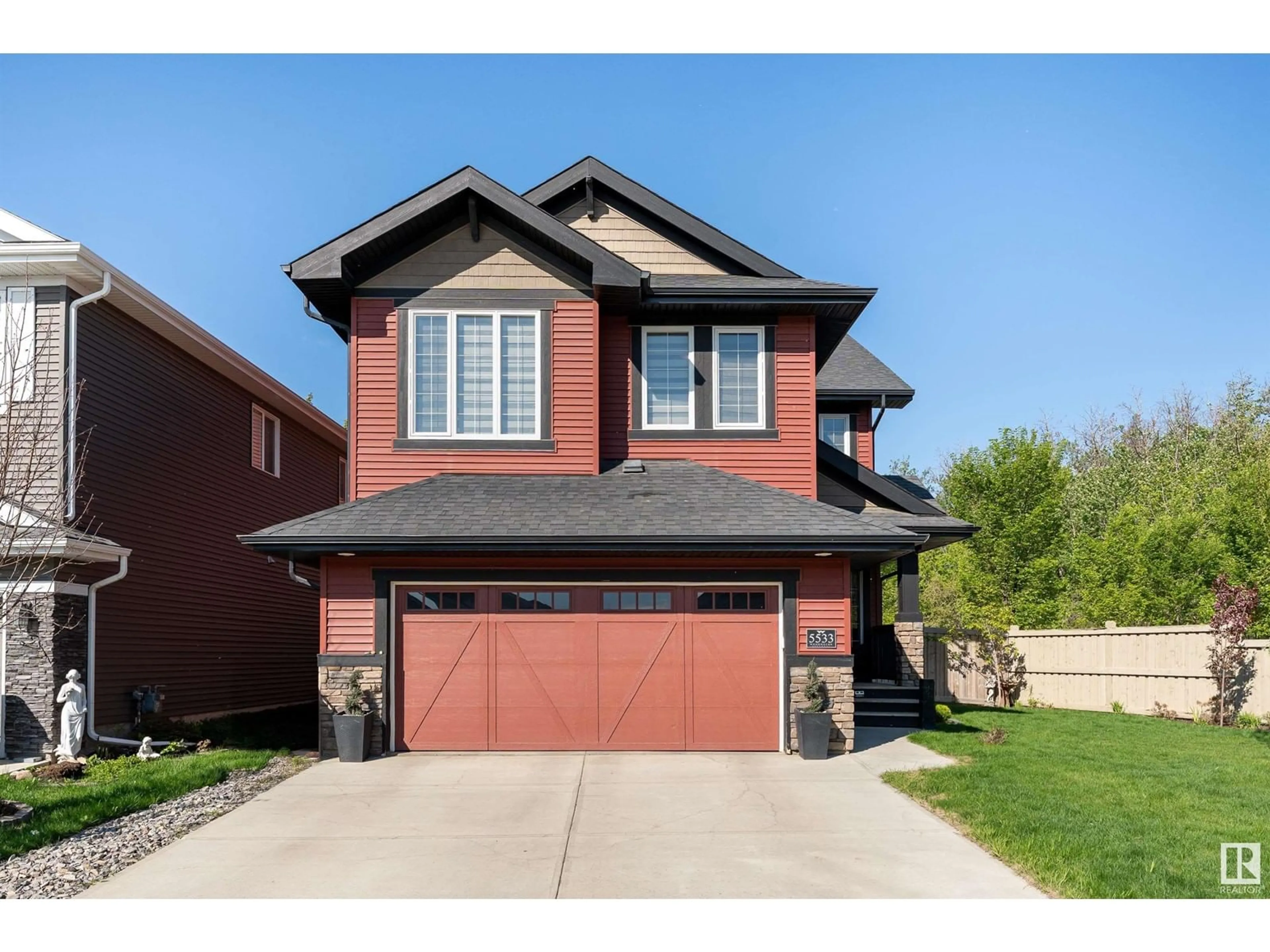 Home with brick exterior material, street for 5533 EDWORTHY WY, Edmonton Alberta T6M0N8