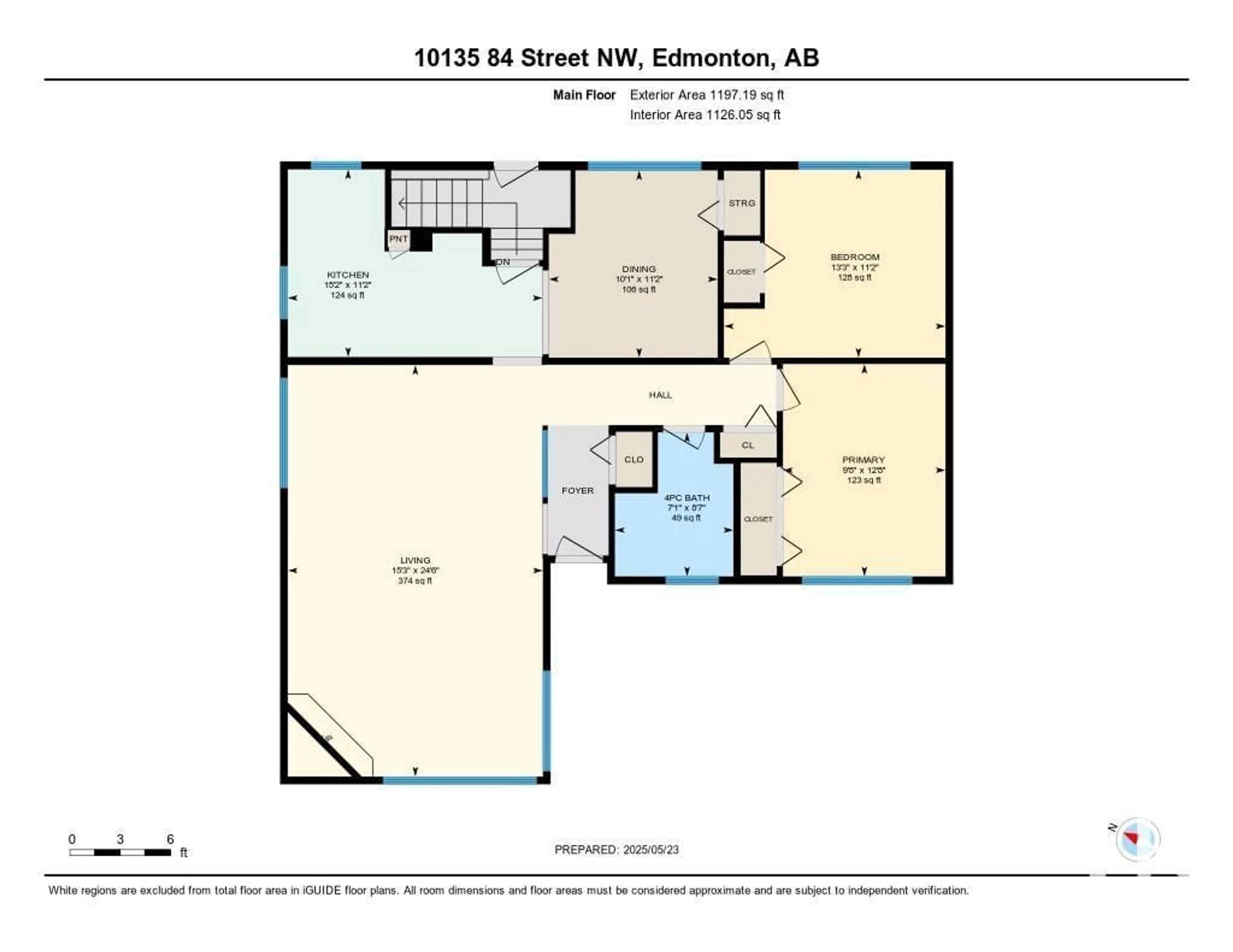 Floor plan for NW - 10135 84 ST, Edmonton Alberta T6A3P9