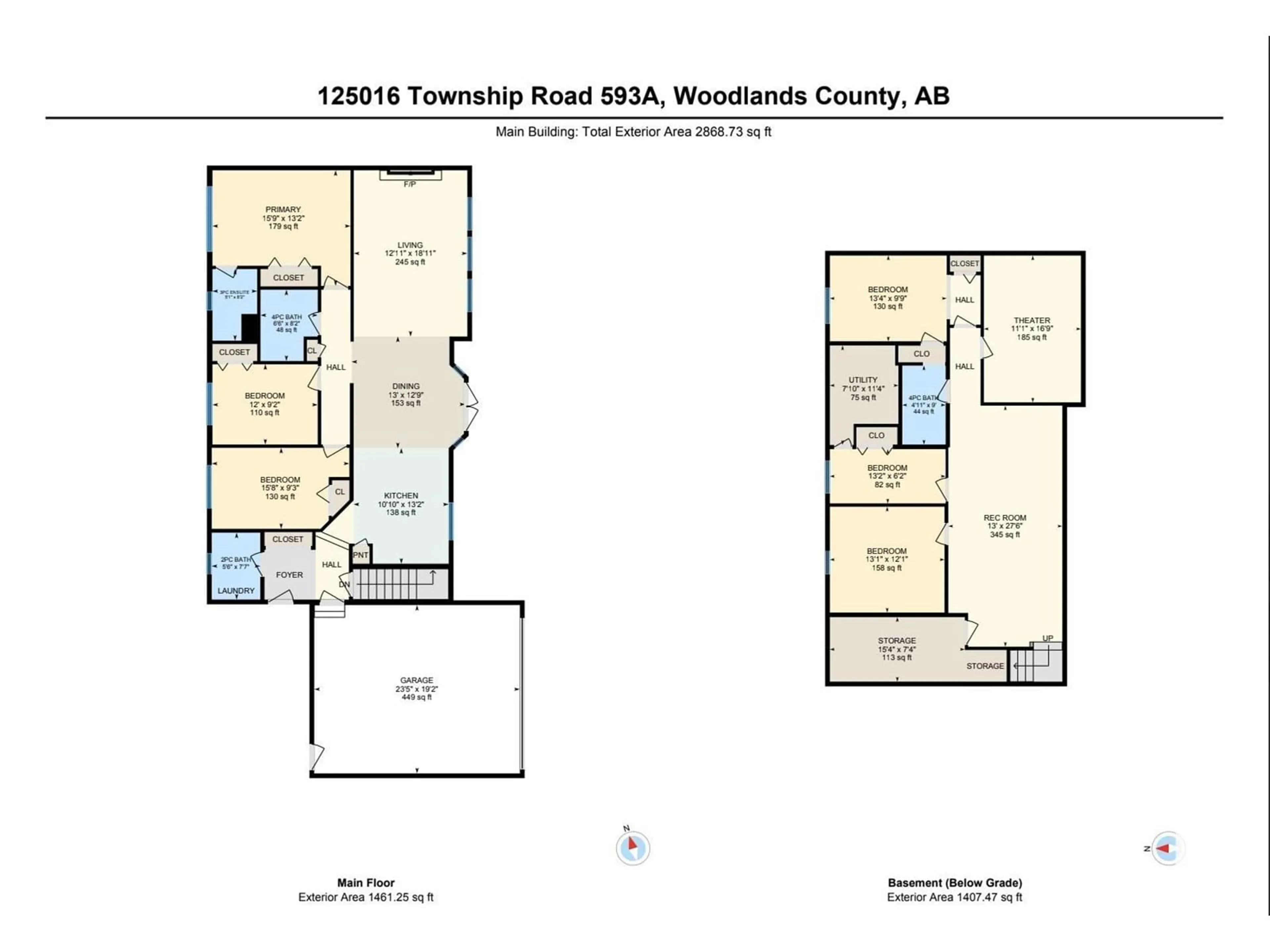 Floor plan for 125016 TWP ROAD 593 A, Rural Woodlands County Alberta T7S1N7