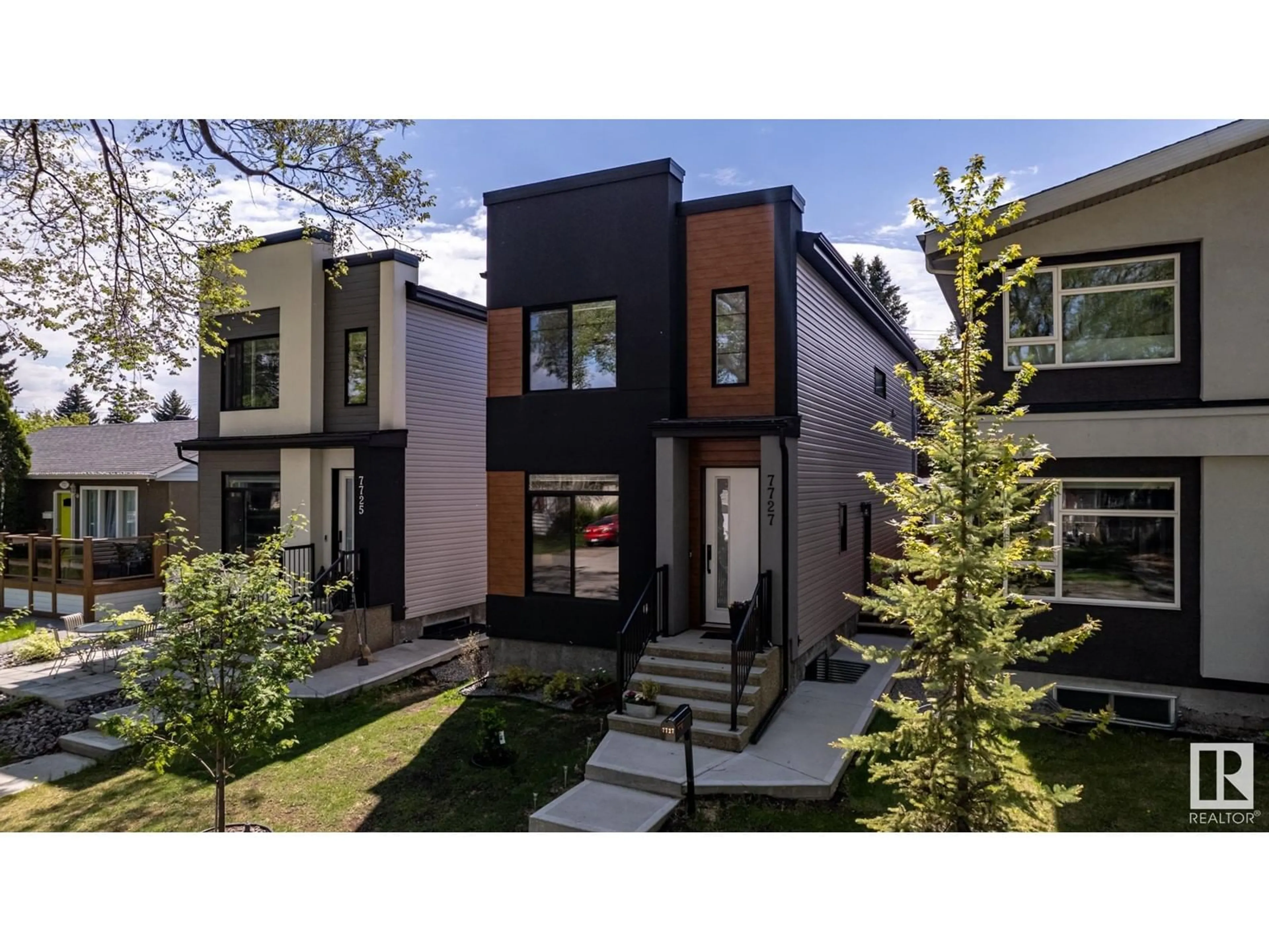 Home with brick exterior material, street for 7727 83 AV, Edmonton Alberta T6C1A2