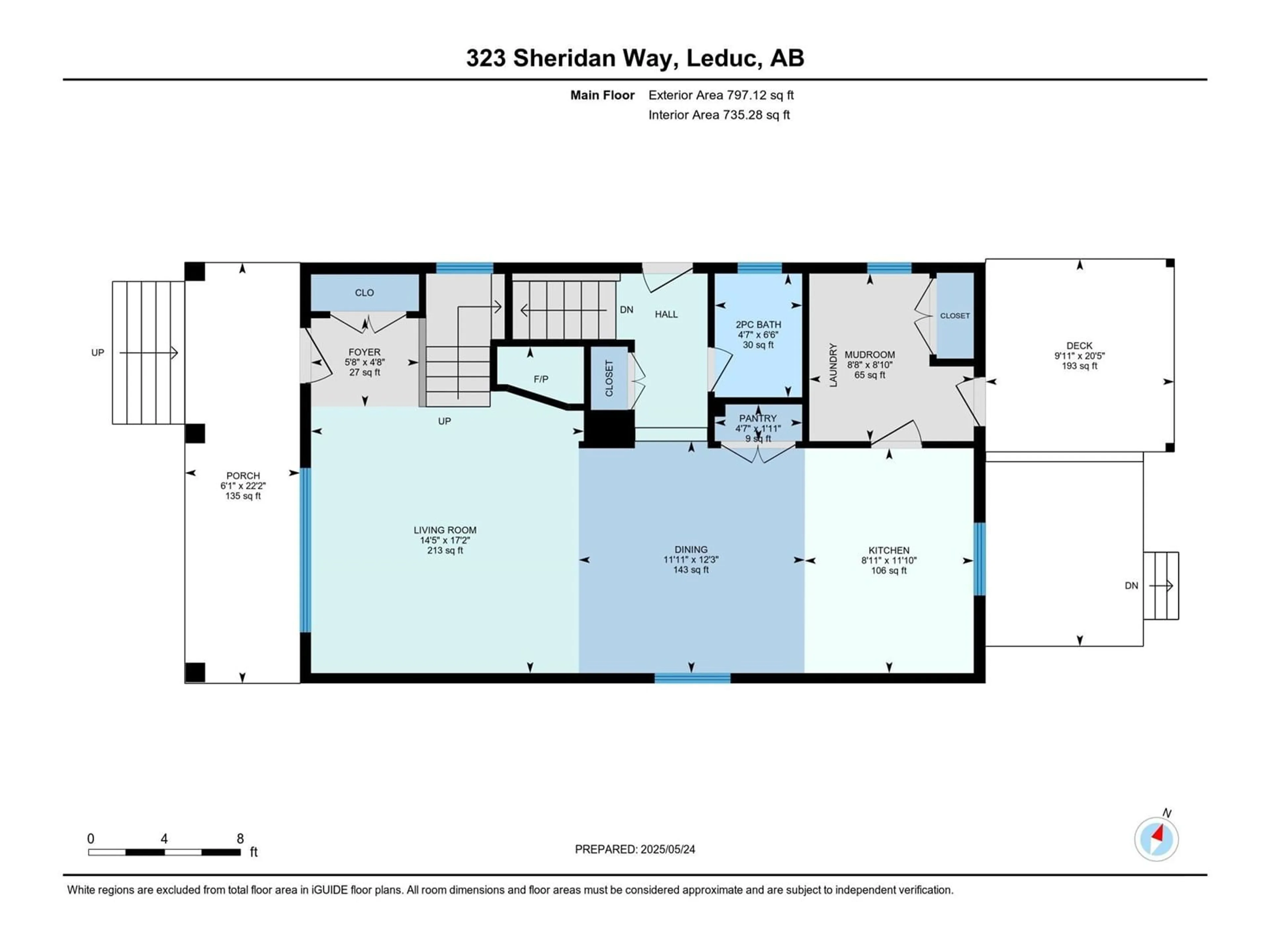 Floor plan for 323 SHERIDAN WY, Leduc Alberta T9E8R9