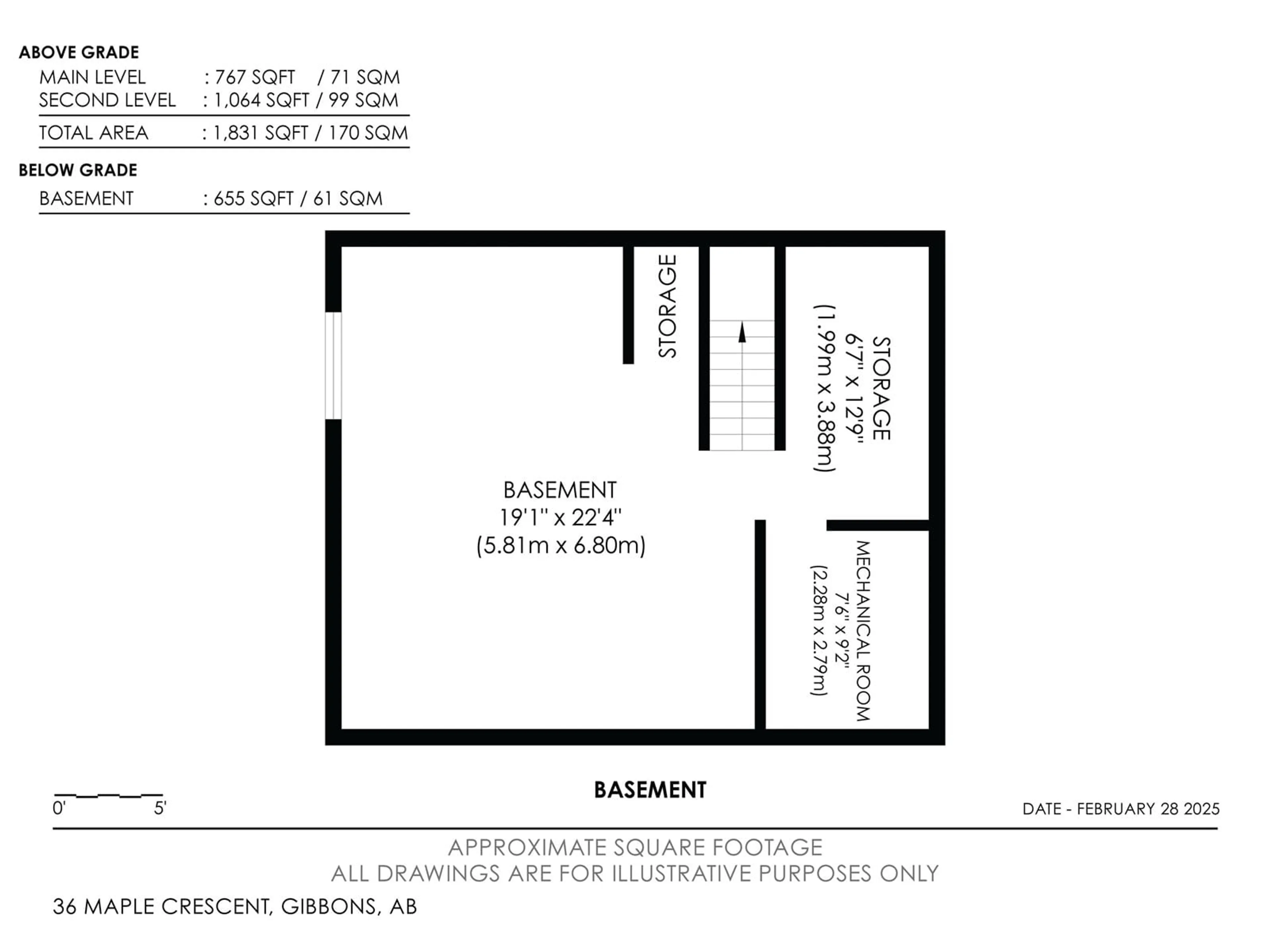 Floor plan for 36 MAPLE CR, Gibbons Alberta T0A1N0