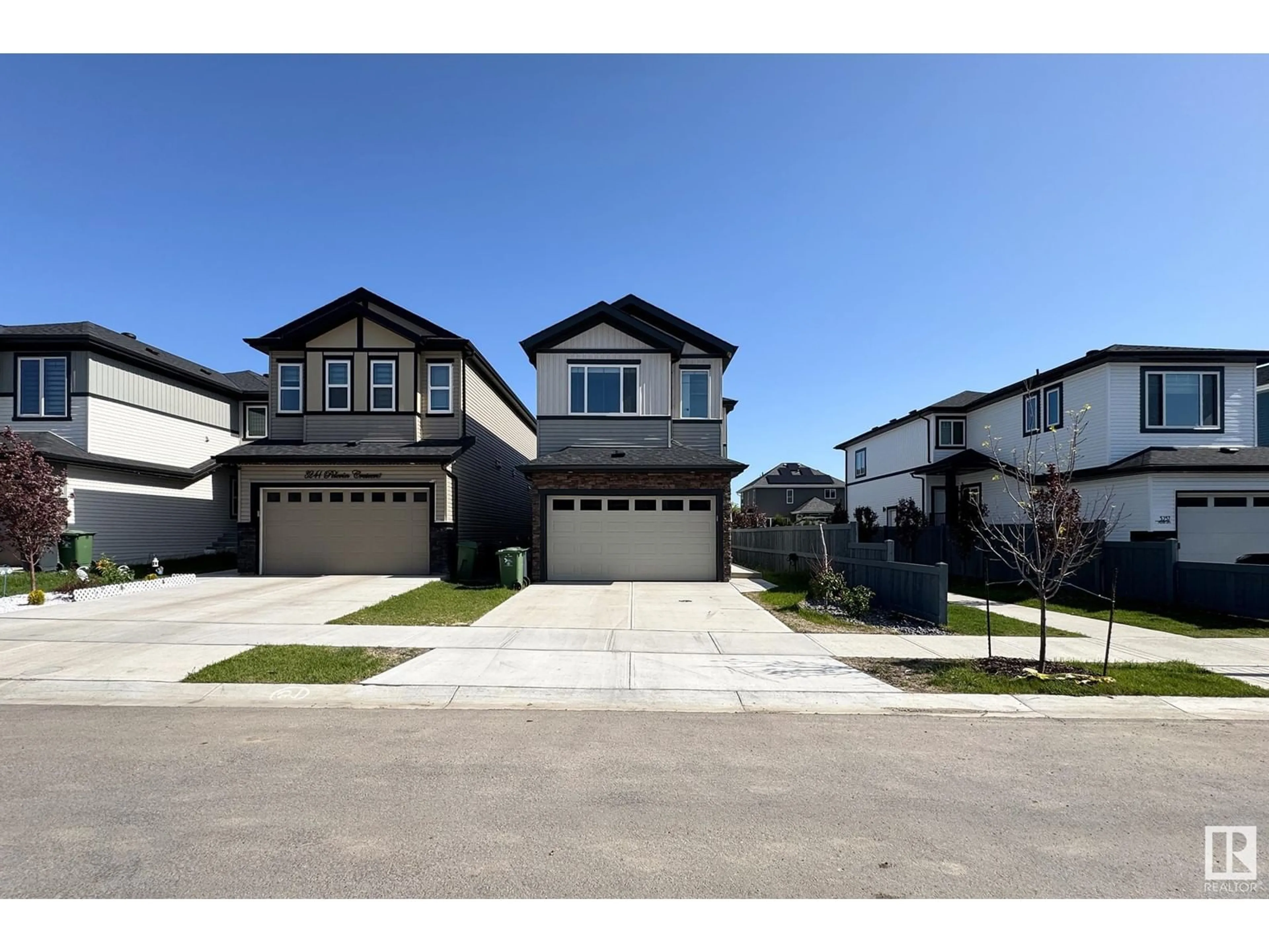 A pic from outside/outdoor area/front of a property/back of a property/a pic from drone, street for 3239 PELERIN CR, Beaumont Alberta T4X2Z1