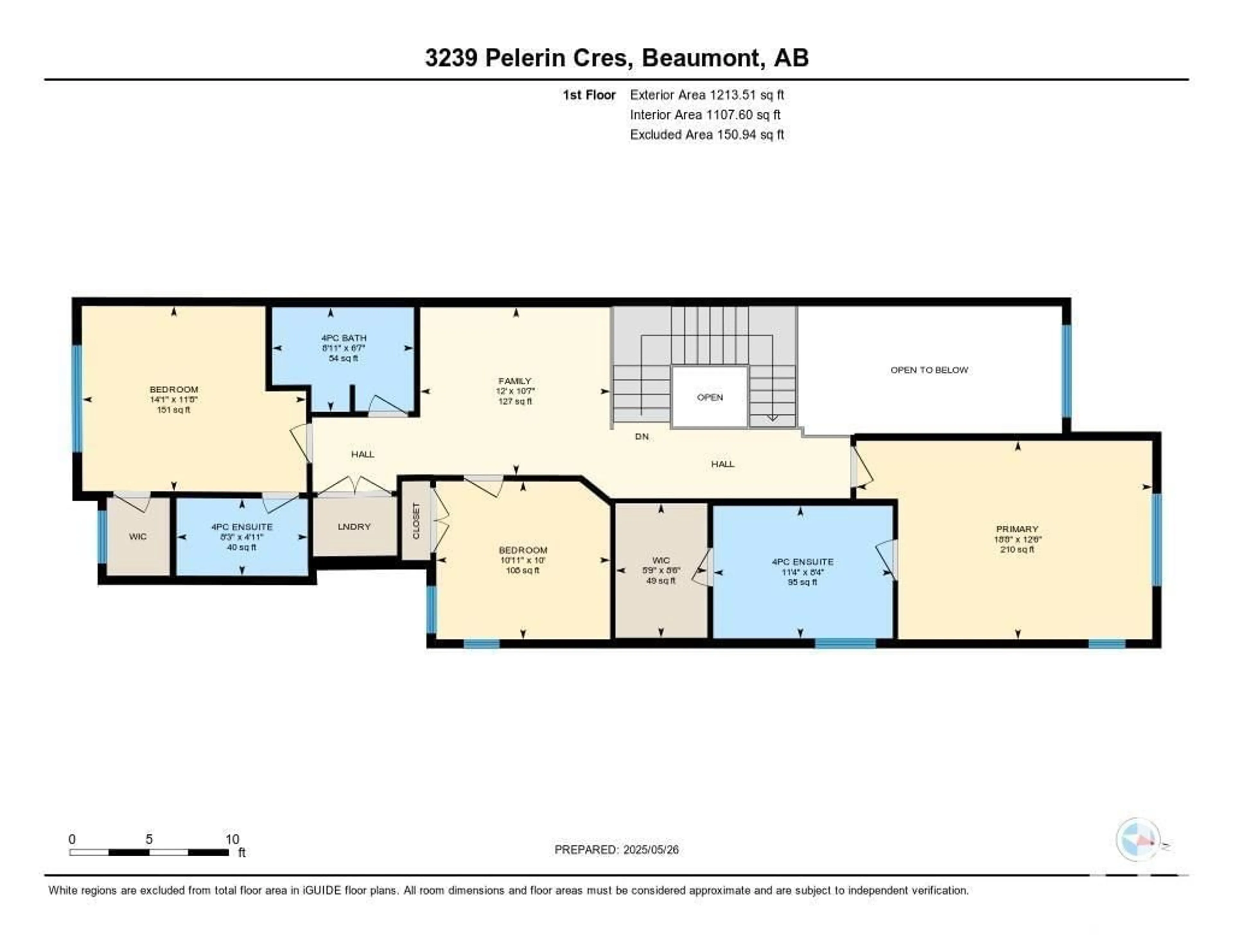 Floor plan for 3239 PELERIN CR, Beaumont Alberta T4X2Z1