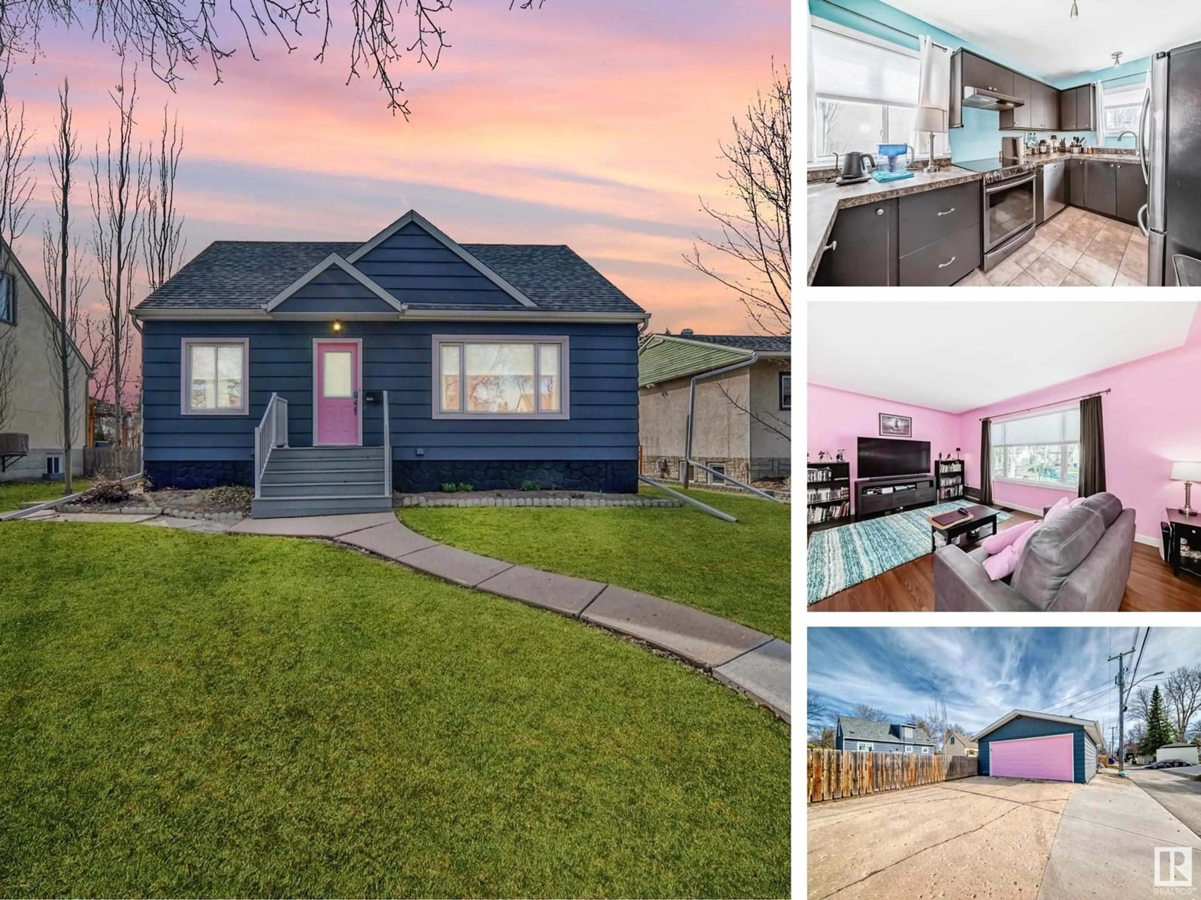 A pic from outside/outdoor area/front of a property/back of a property/a pic from drone, water/lake/river/ocean view for NW - 10816 139 ST, Edmonton Alberta T5M1P7