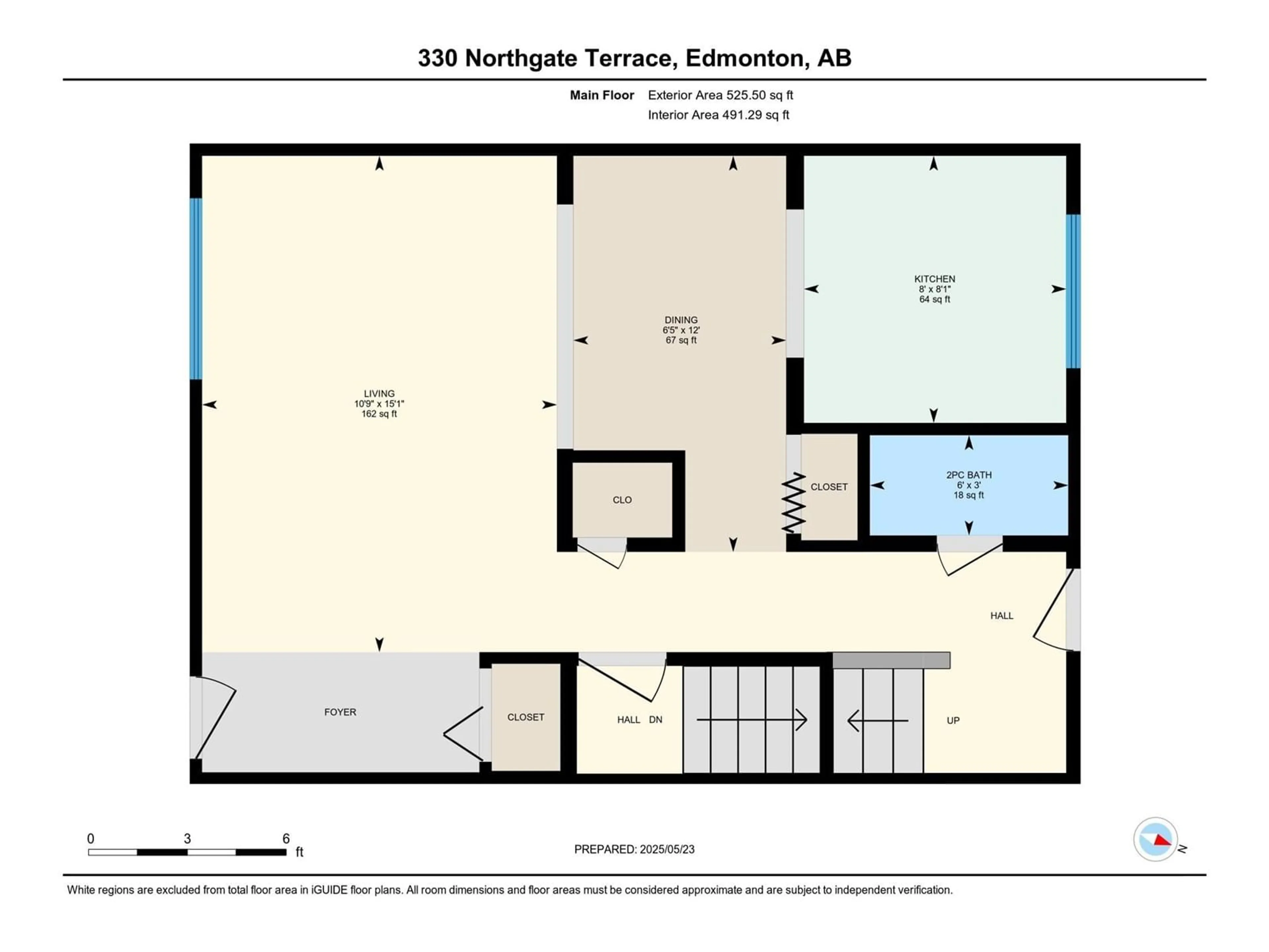 Floor plan for 330 NORTHGATE TC, Edmonton Alberta T5E3E3