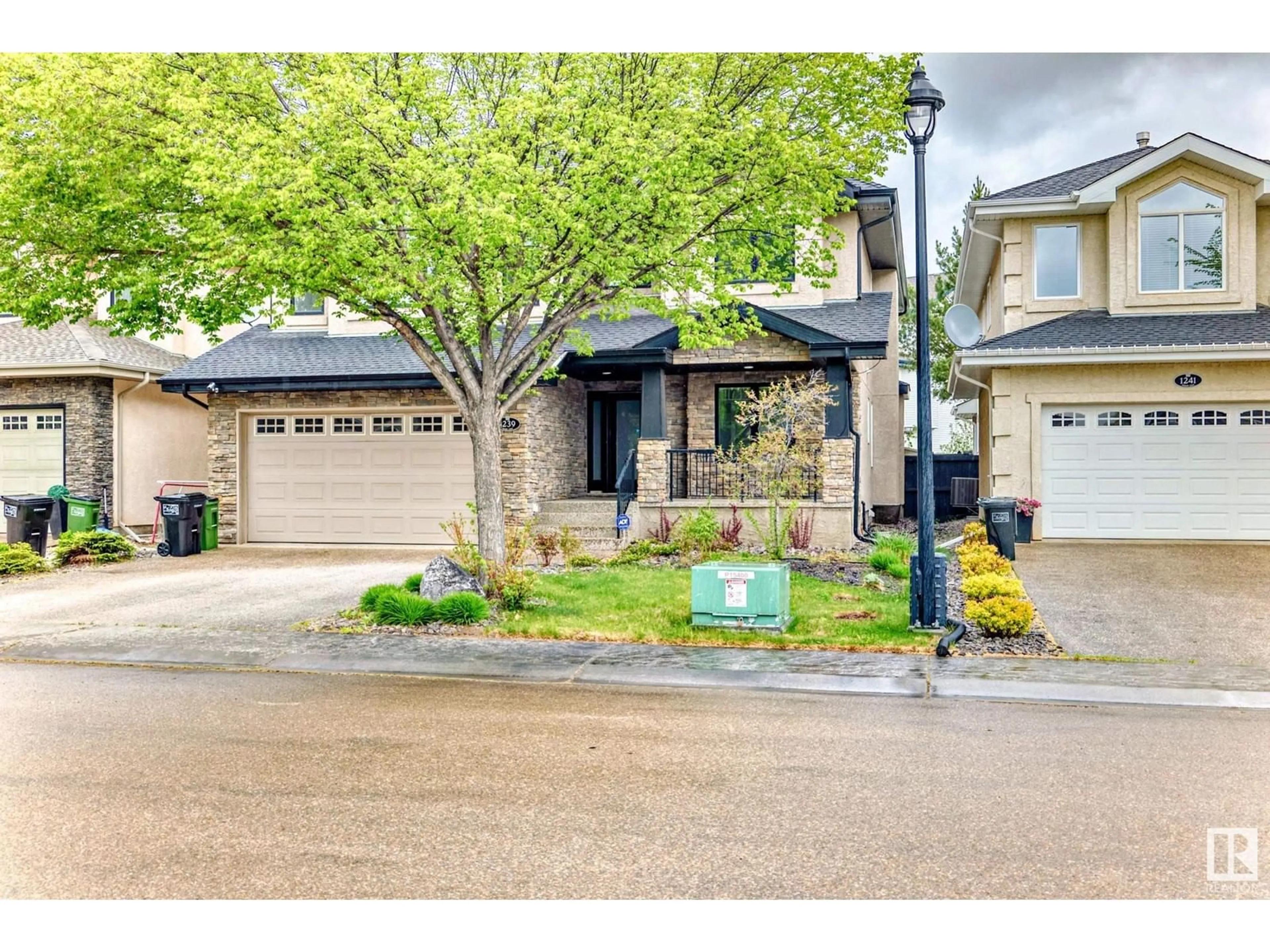 Home with brick exterior material, street for 1239 TREDGER CO, Edmonton Alberta T6R0B1