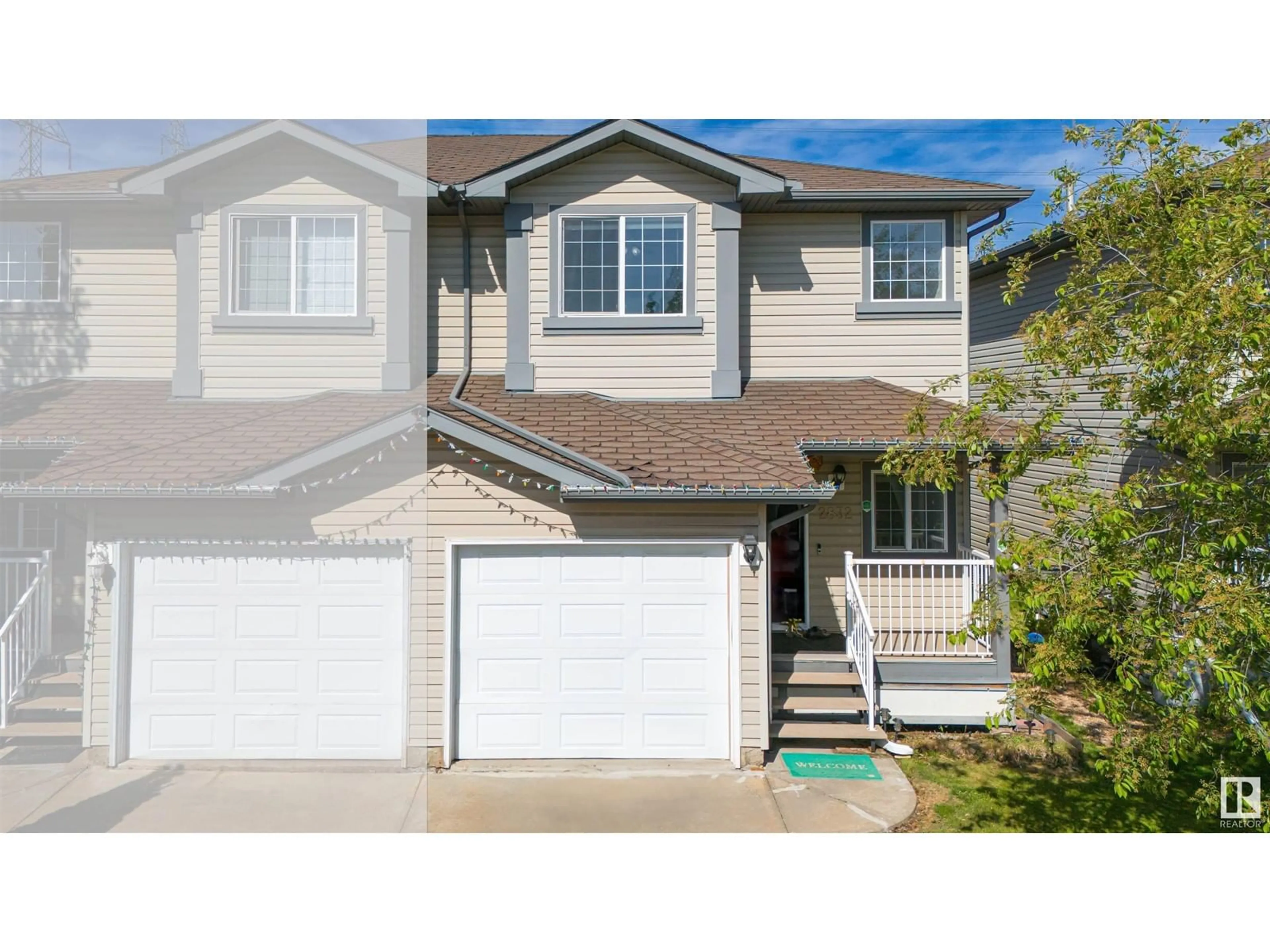 Home with vinyl exterior material, street for 2832 26 STREET, Edmonton Alberta T6T2A2