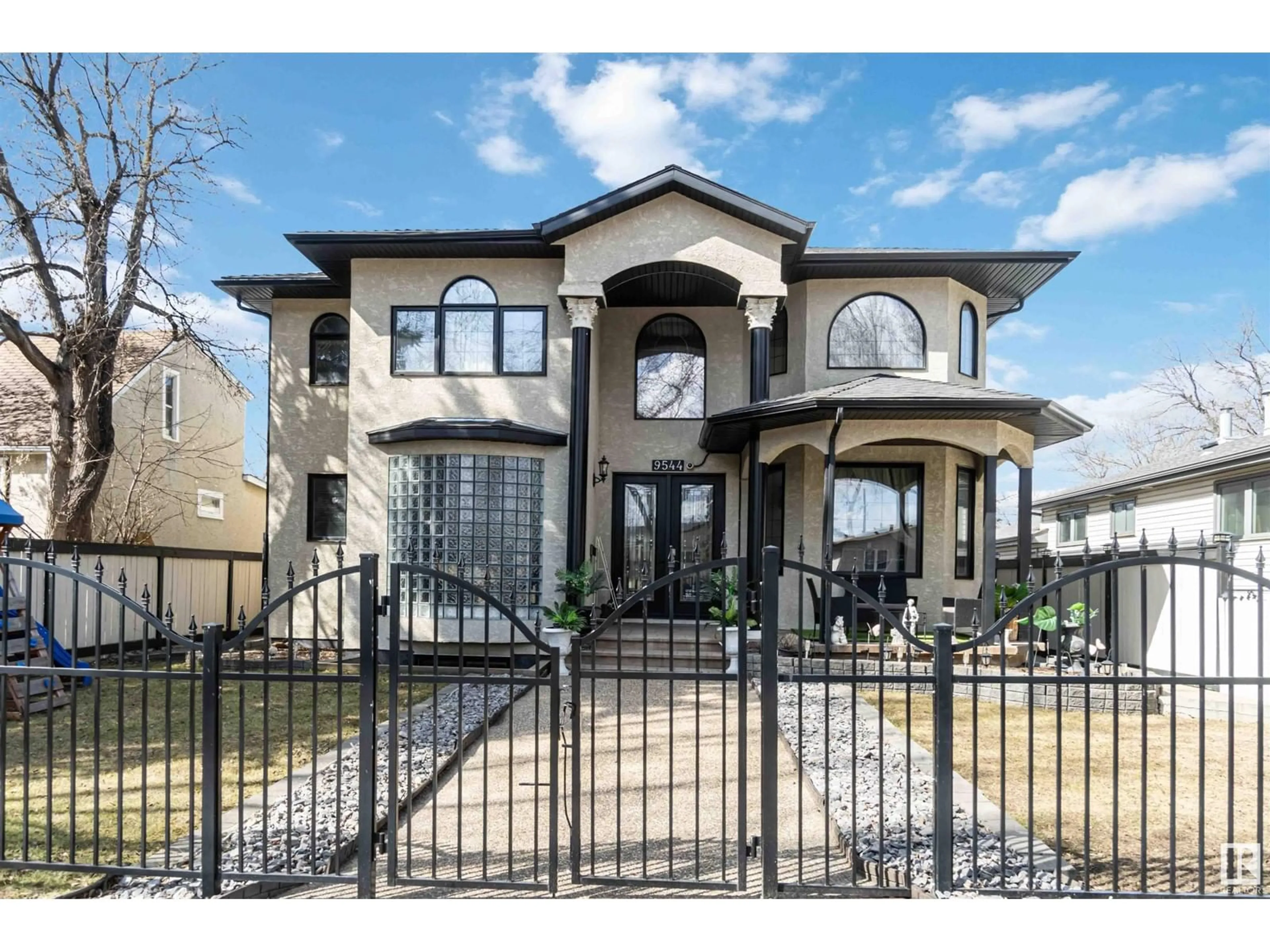 Home with brick exterior material, street for 9544 154 ST, Edmonton Alberta T5P2E9