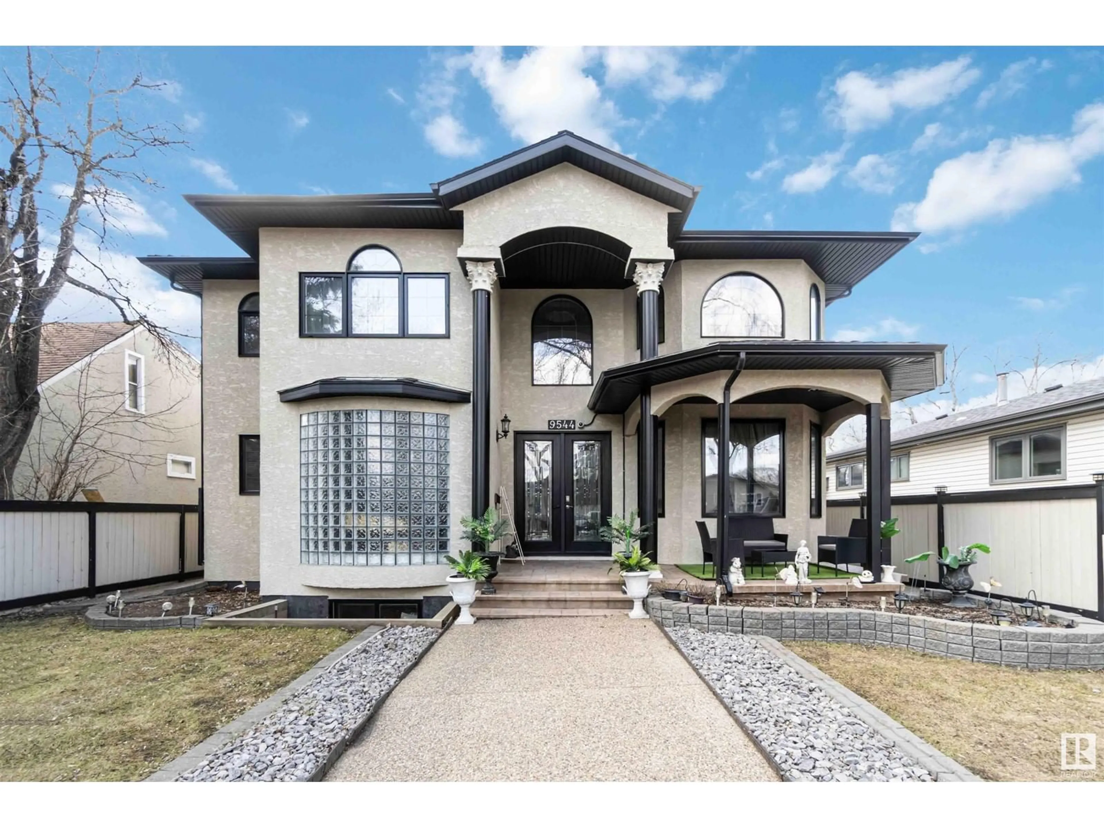 Home with brick exterior material, street for 9544 154 ST, Edmonton Alberta T5P2E9