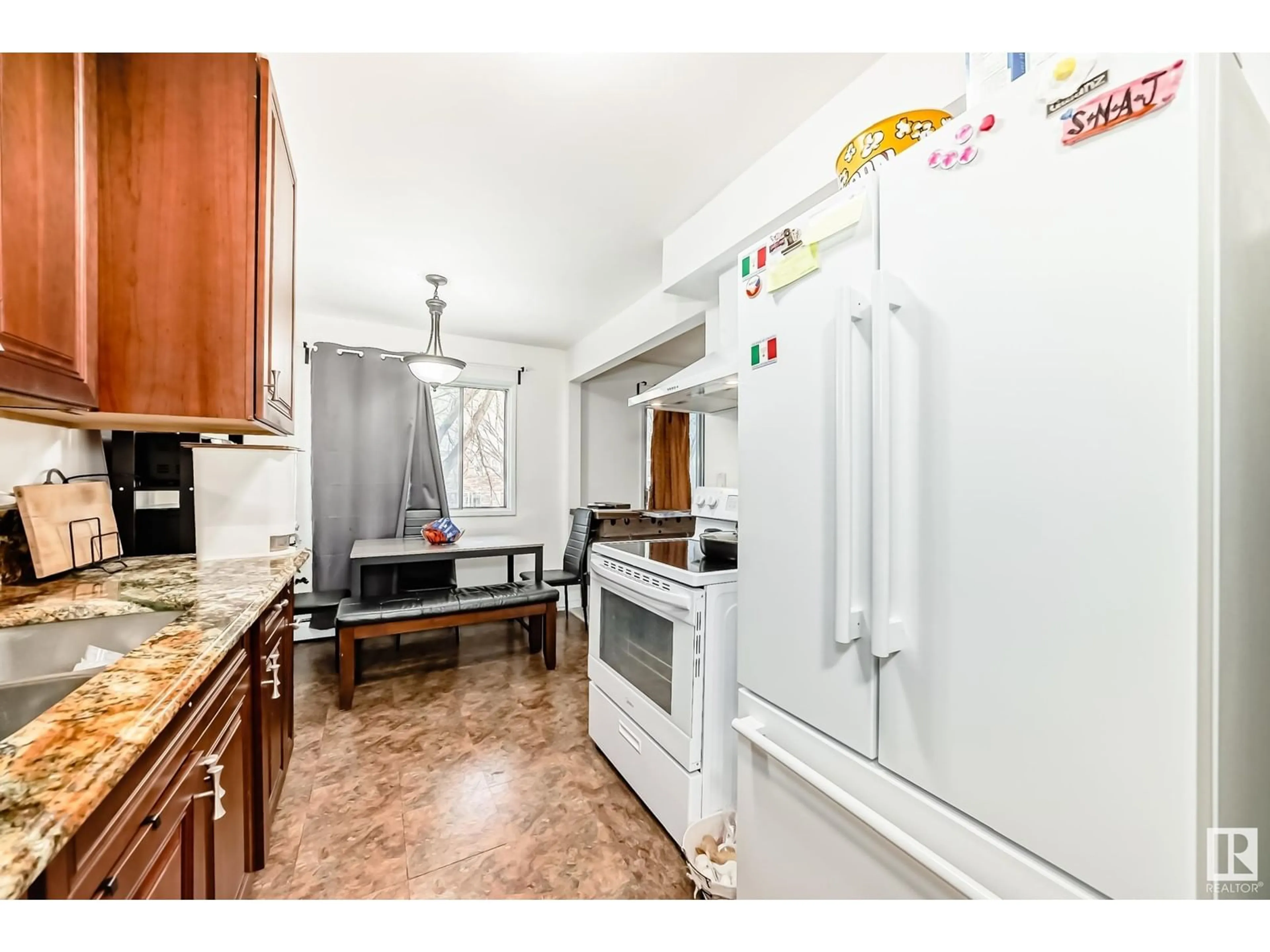 Standard kitchen, ceramic/tile floor for #207 - 11907 81 ST, Edmonton Alberta T5B2S7