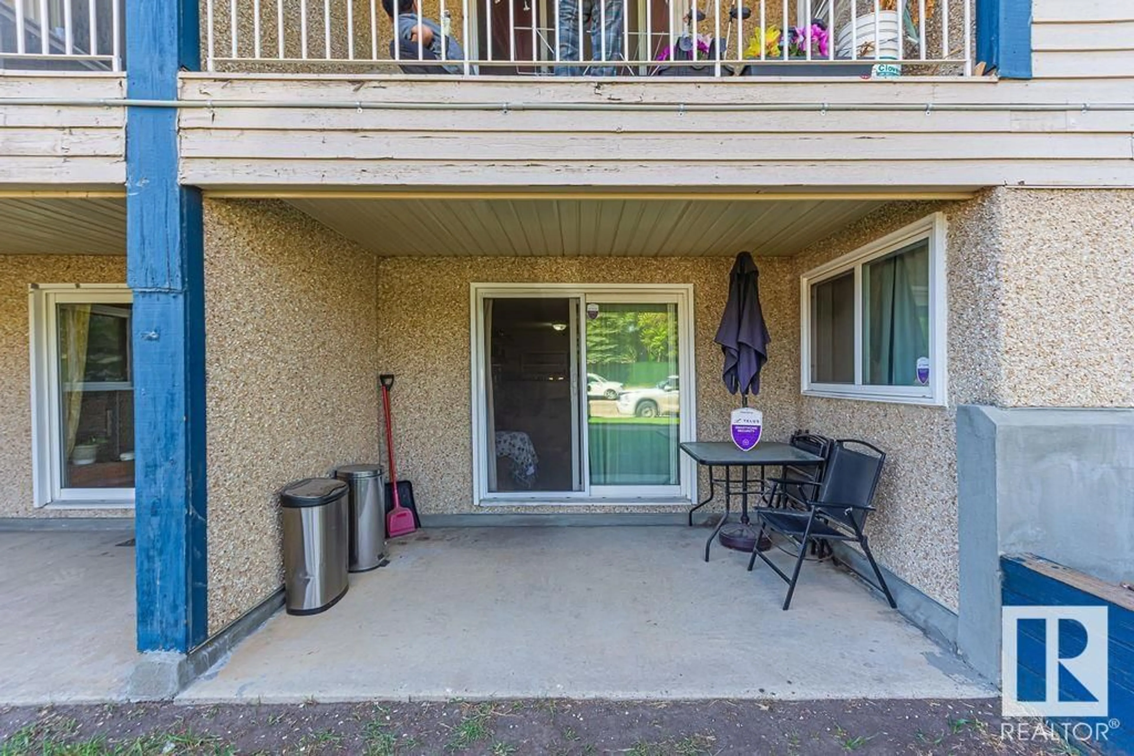 Patio, water/lake/river/ocean view for #112 - 2620 MILL WOODS E, Edmonton Alberta T6L5K6