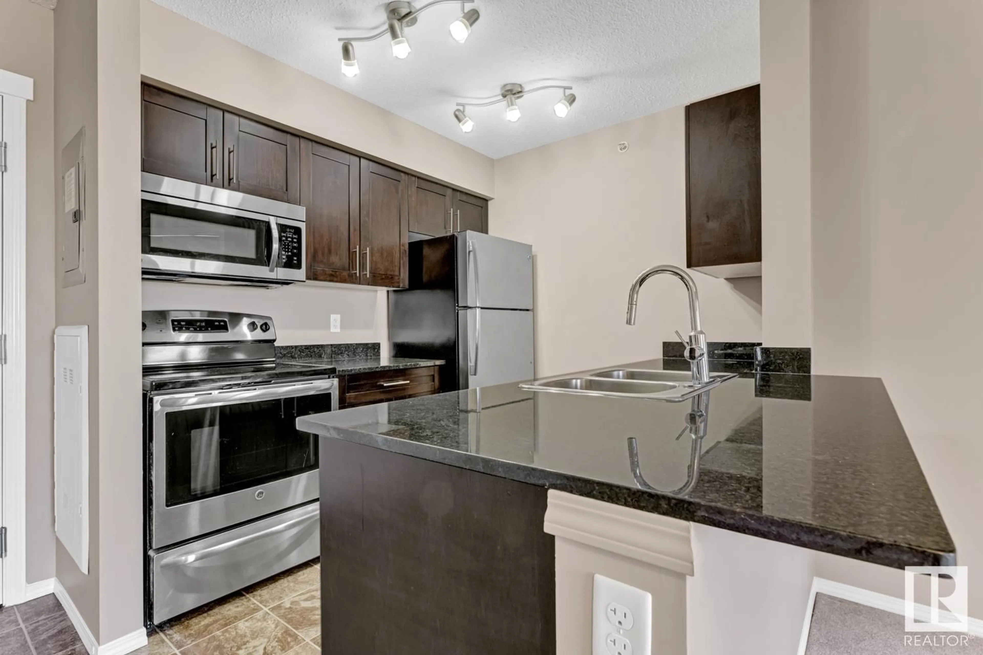 Standard kitchen, unknown for #406 - 12025 22 AV, Edmonton Alberta T6W2Y1