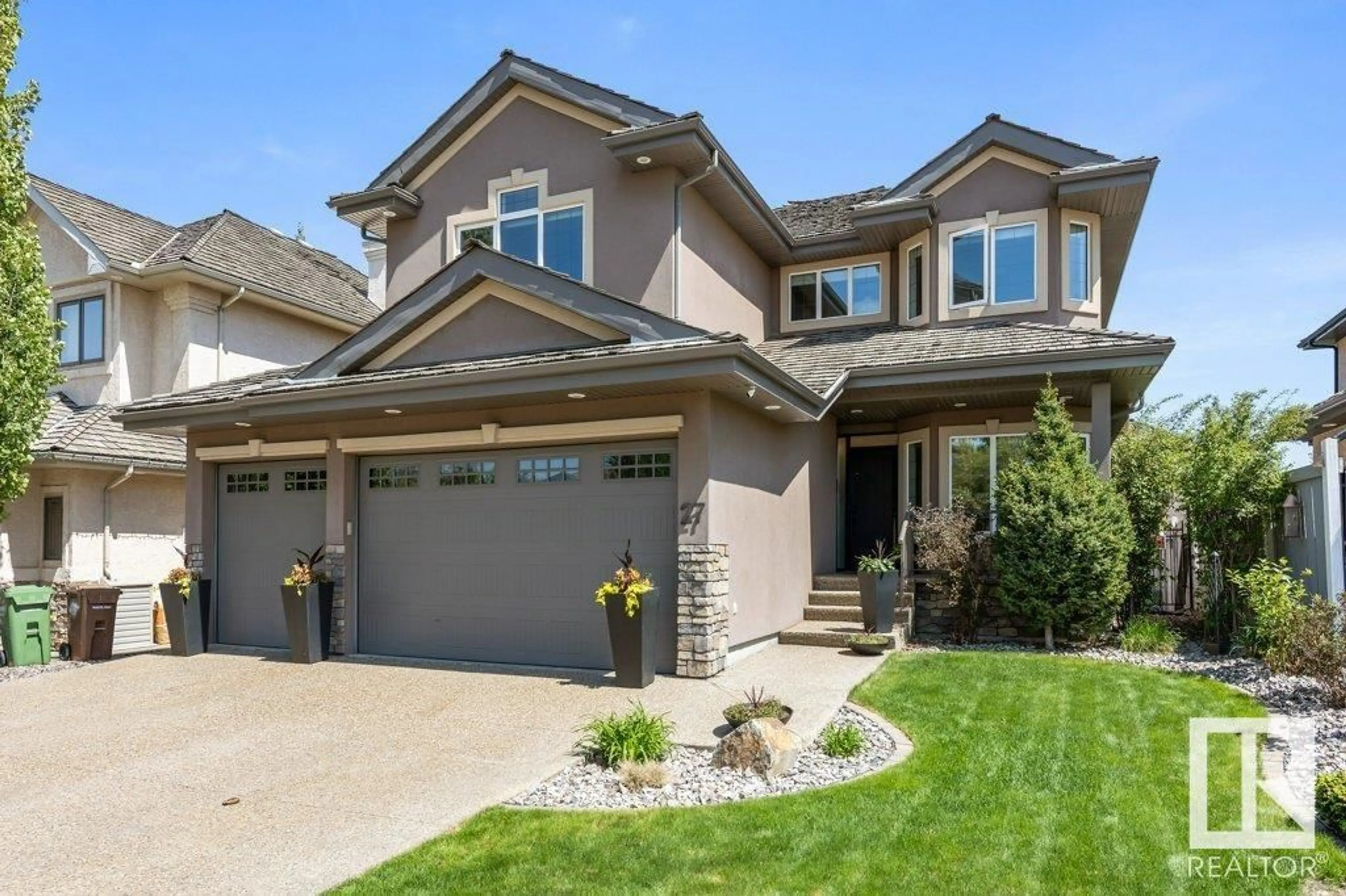 Home with brick exterior material, street for 27 KEYSTONE CR, St. Albert Alberta T8N7A8