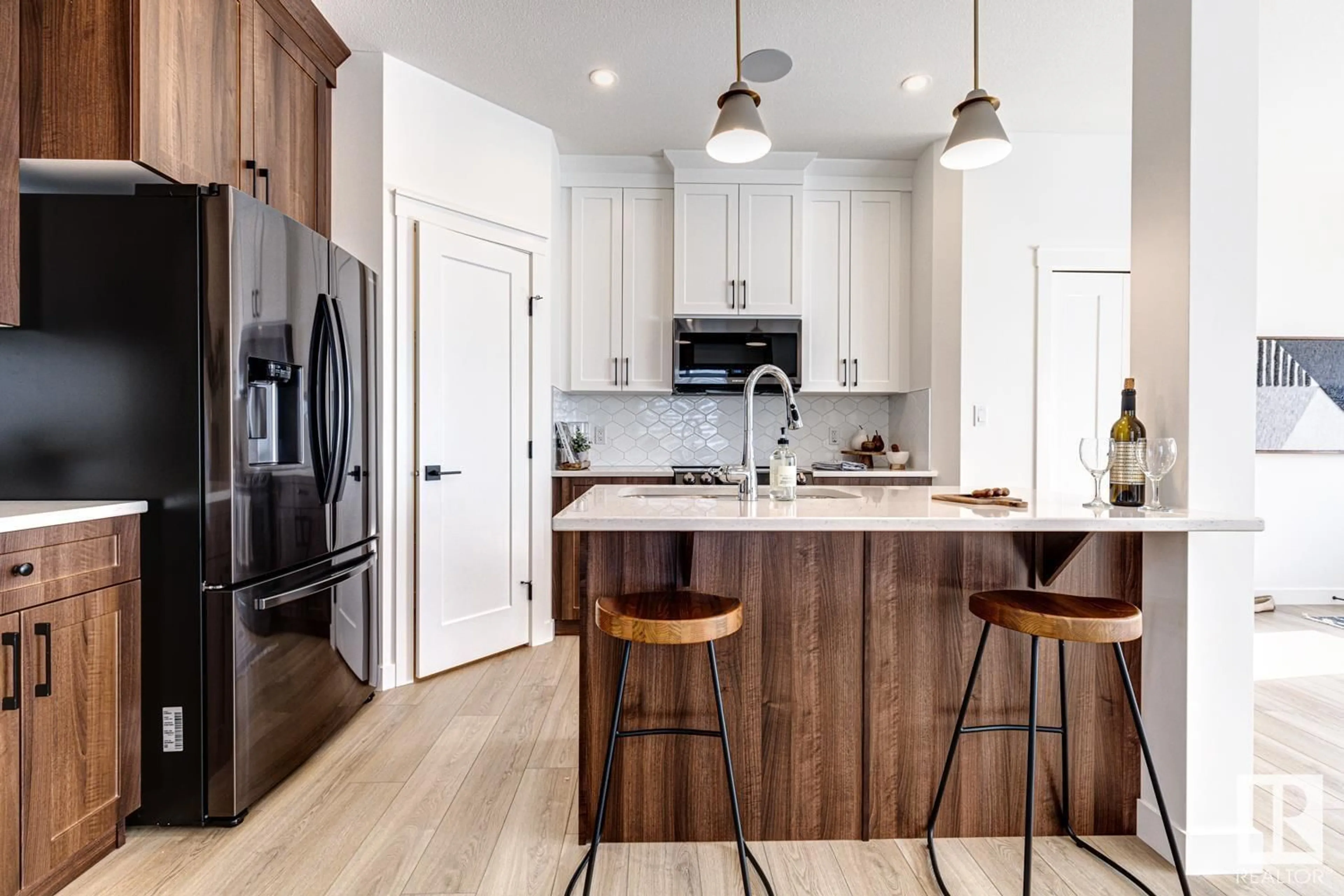 Open concept kitchen, unknown for NW - 17740 63 ST, Edmonton Alberta T5Y3C5