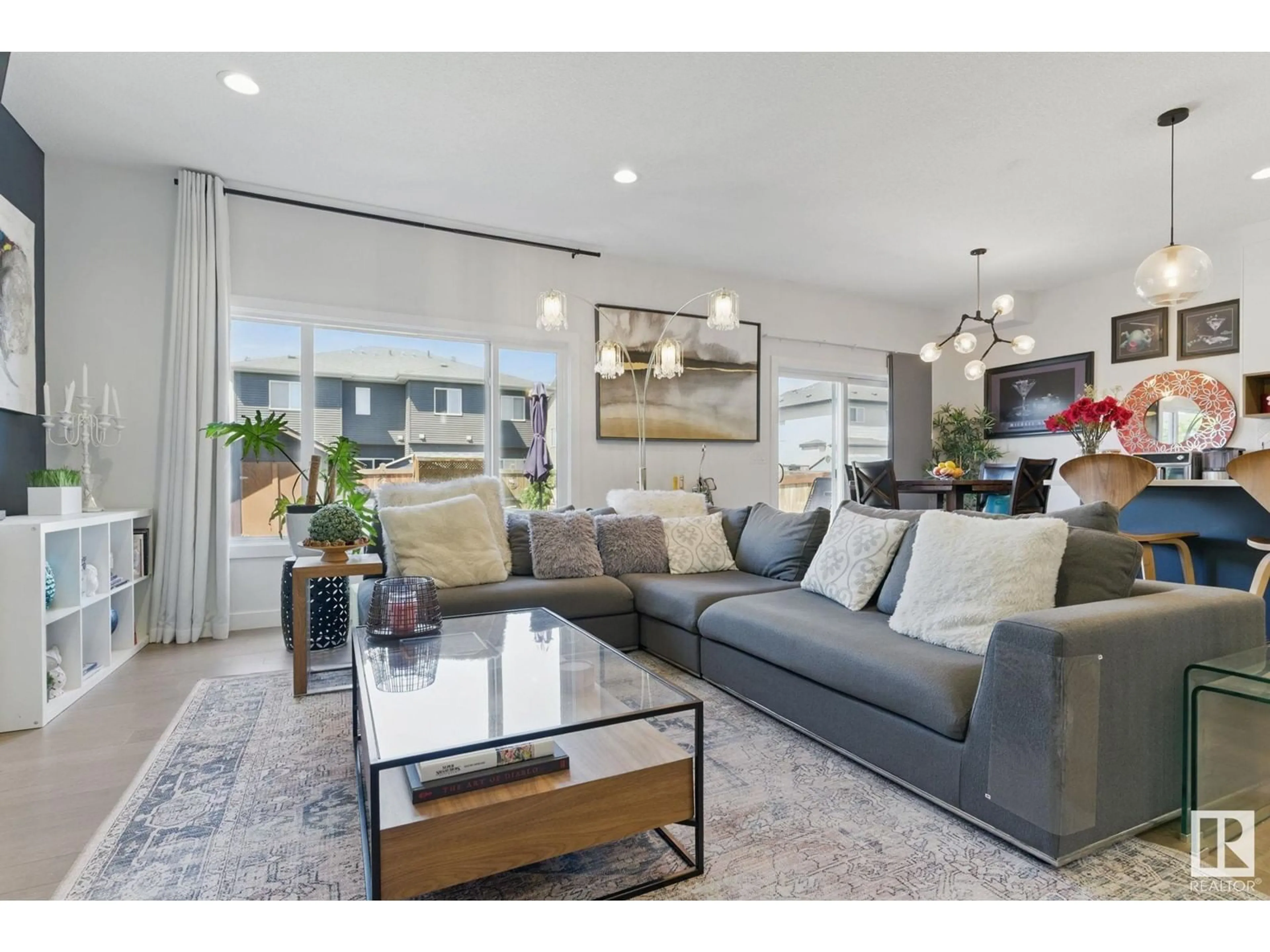 Living room with furniture, unknown for 904 BERG PL, Leduc Alberta T9E1H2