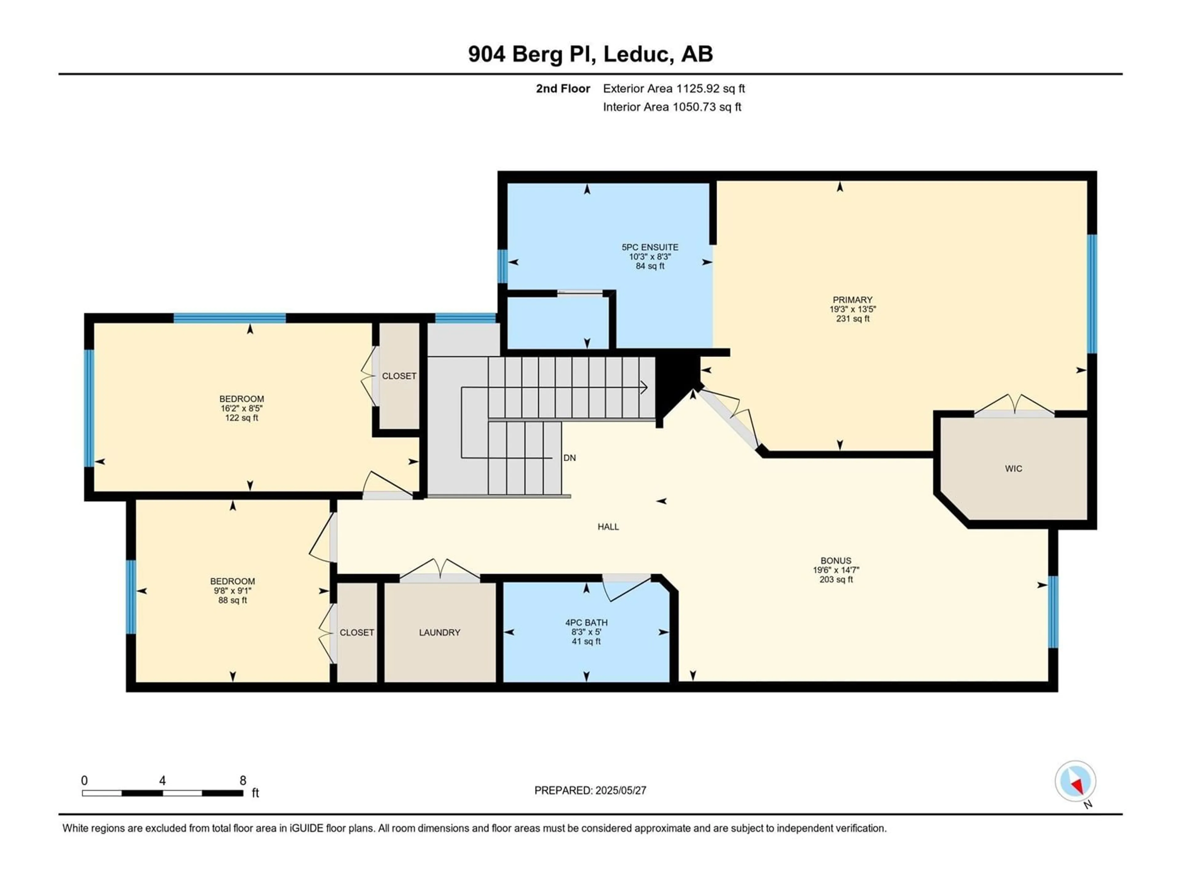 Floor plan for 904 BERG PL, Leduc Alberta T9E1H2