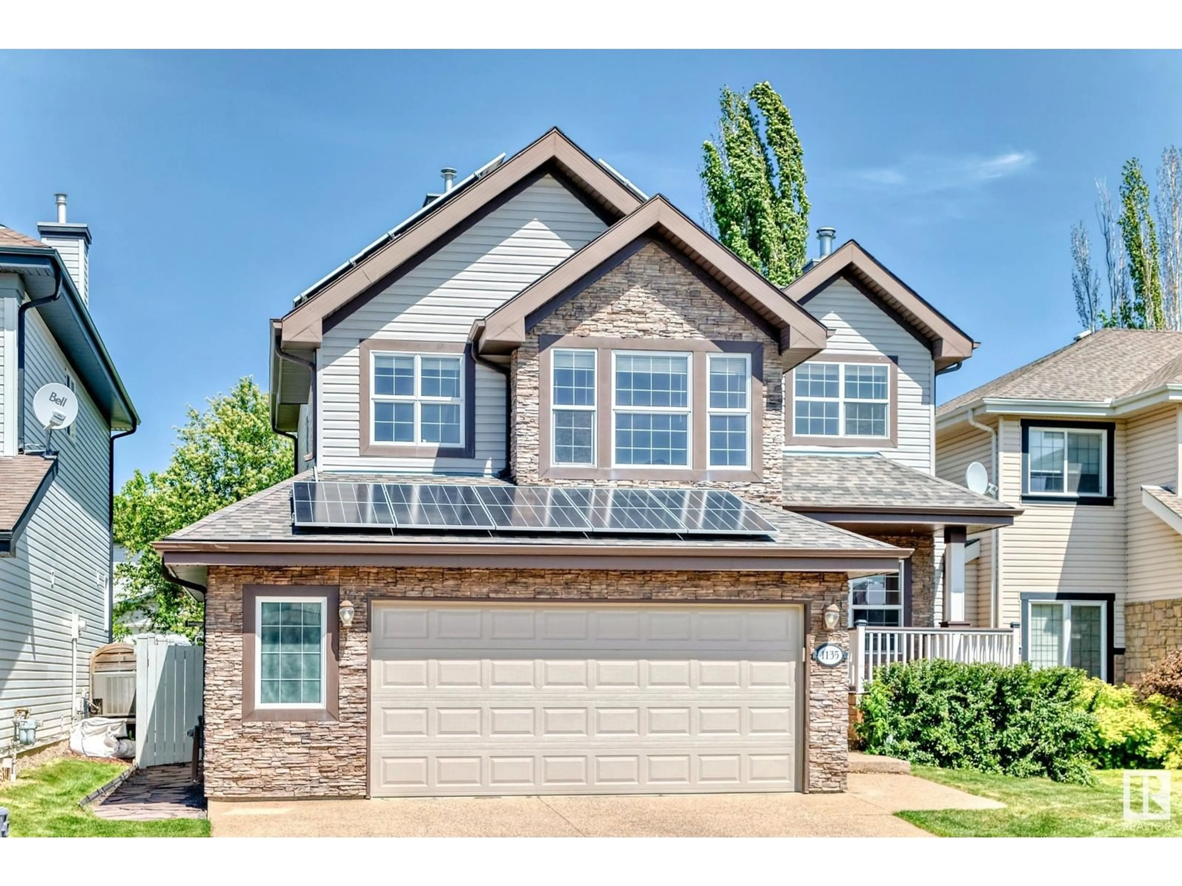 Home with brick exterior material, street for 1135 GOODWIN CIRCLE, Edmonton Alberta T5T6W6