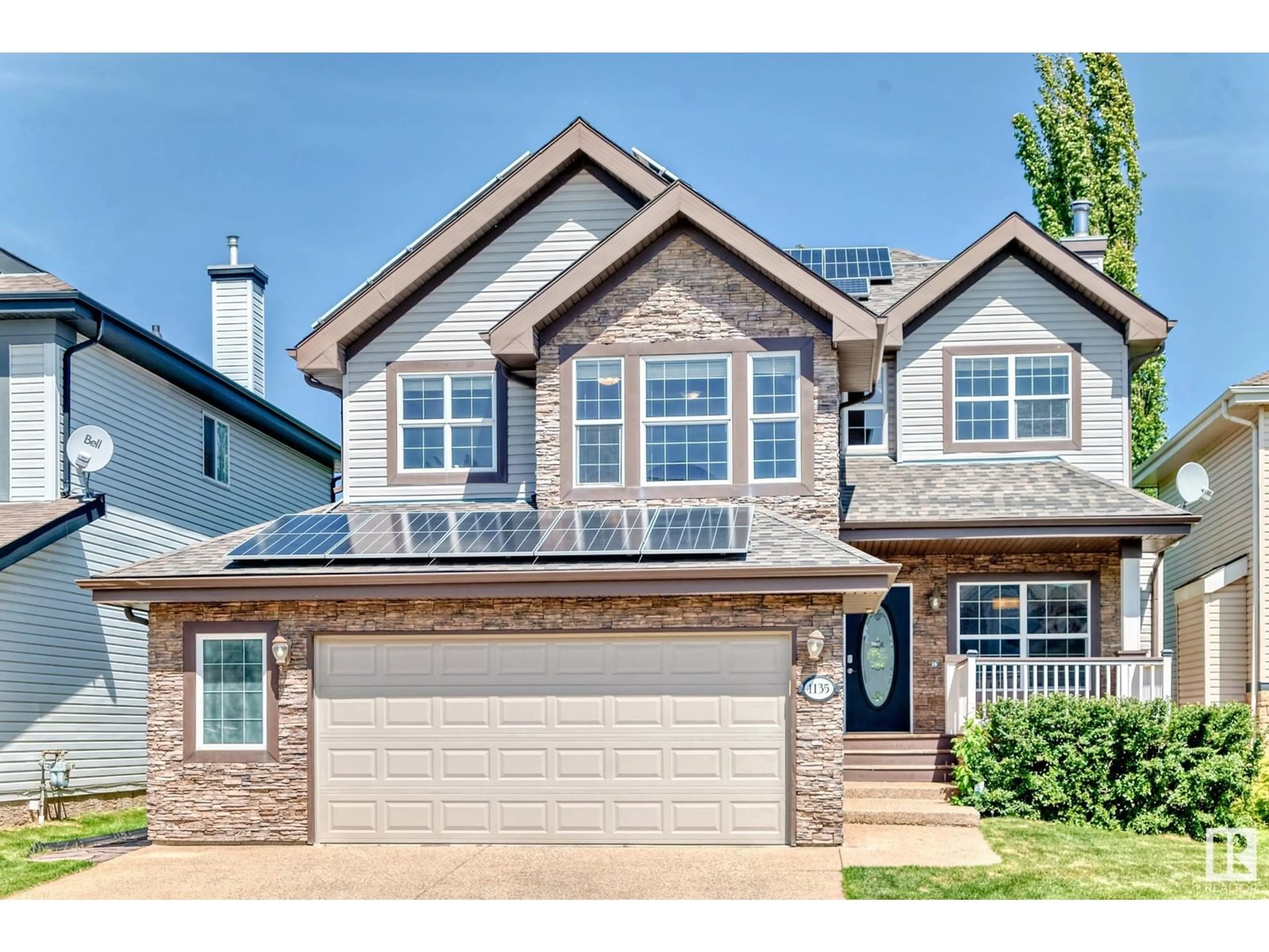 Home with brick exterior material, street for 1135 GOODWIN CIRCLE, Edmonton Alberta T5T6W6