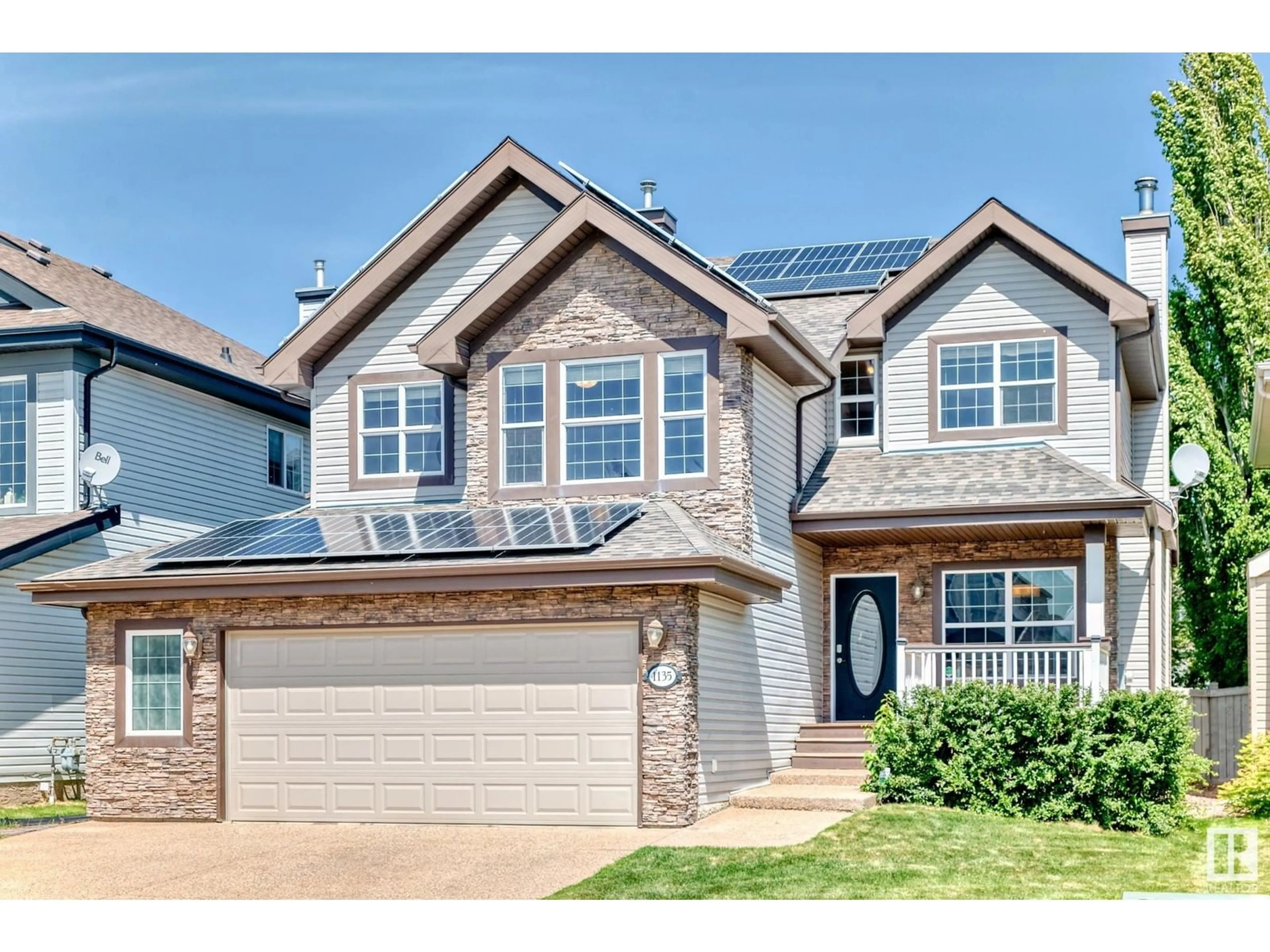Home with brick exterior material, street for 1135 GOODWIN CIRCLE, Edmonton Alberta T5T6W6
