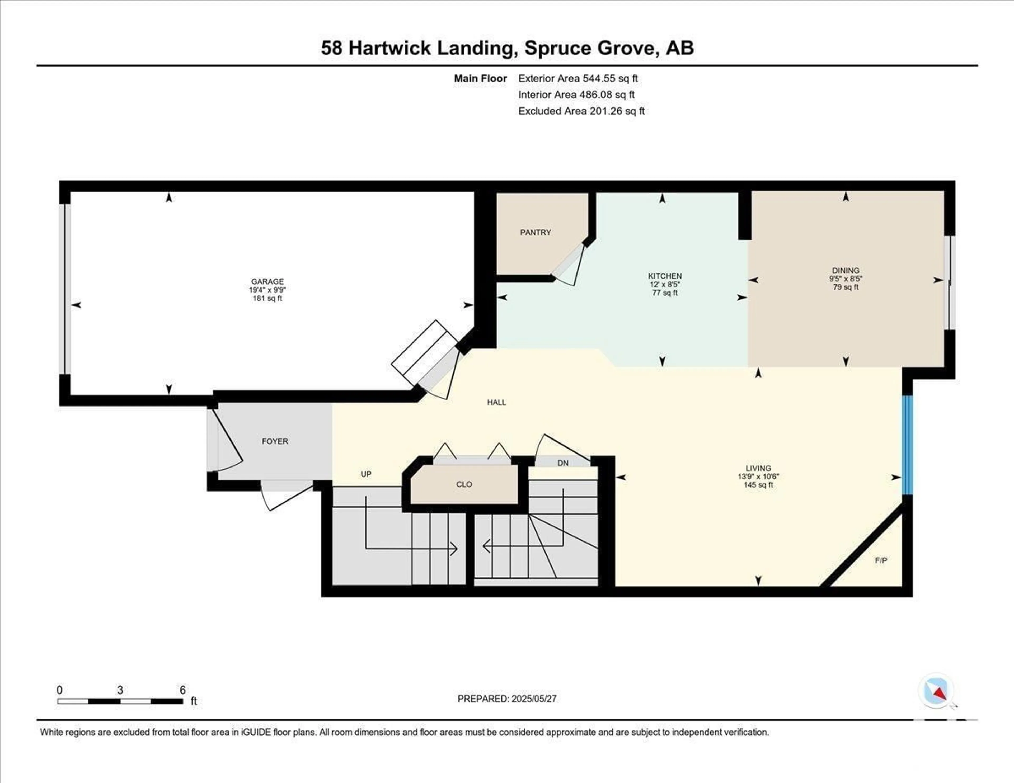 Floor plan for 58 HARTWICK LD, Spruce Grove Alberta T7X0A5