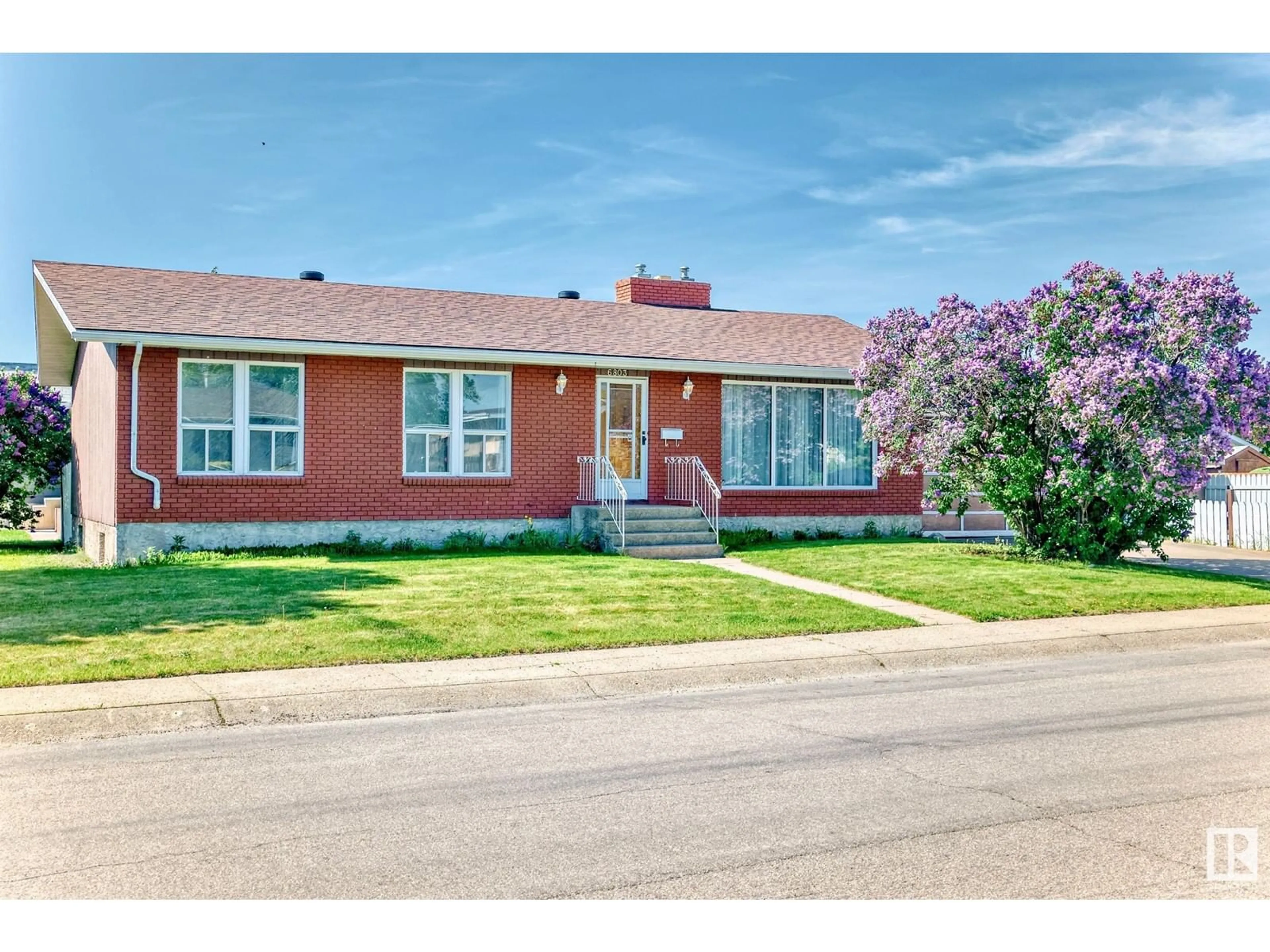 Home with brick exterior material, street for 6803 22 AV, Edmonton Alberta T6K2H5