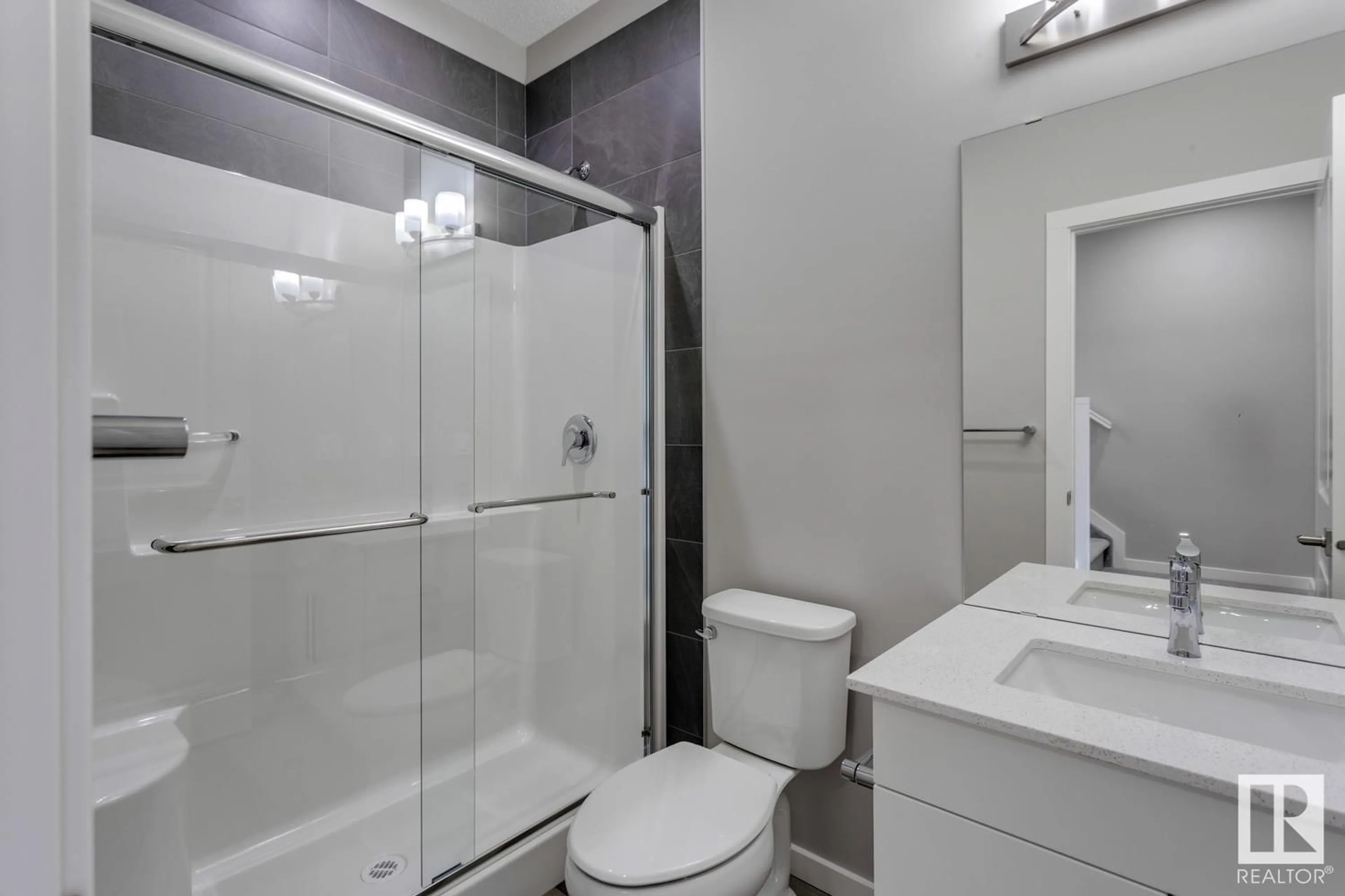 Standard bathroom, ceramic/tile floor for 7367 181 AV, Edmonton Alberta T5Z0M2