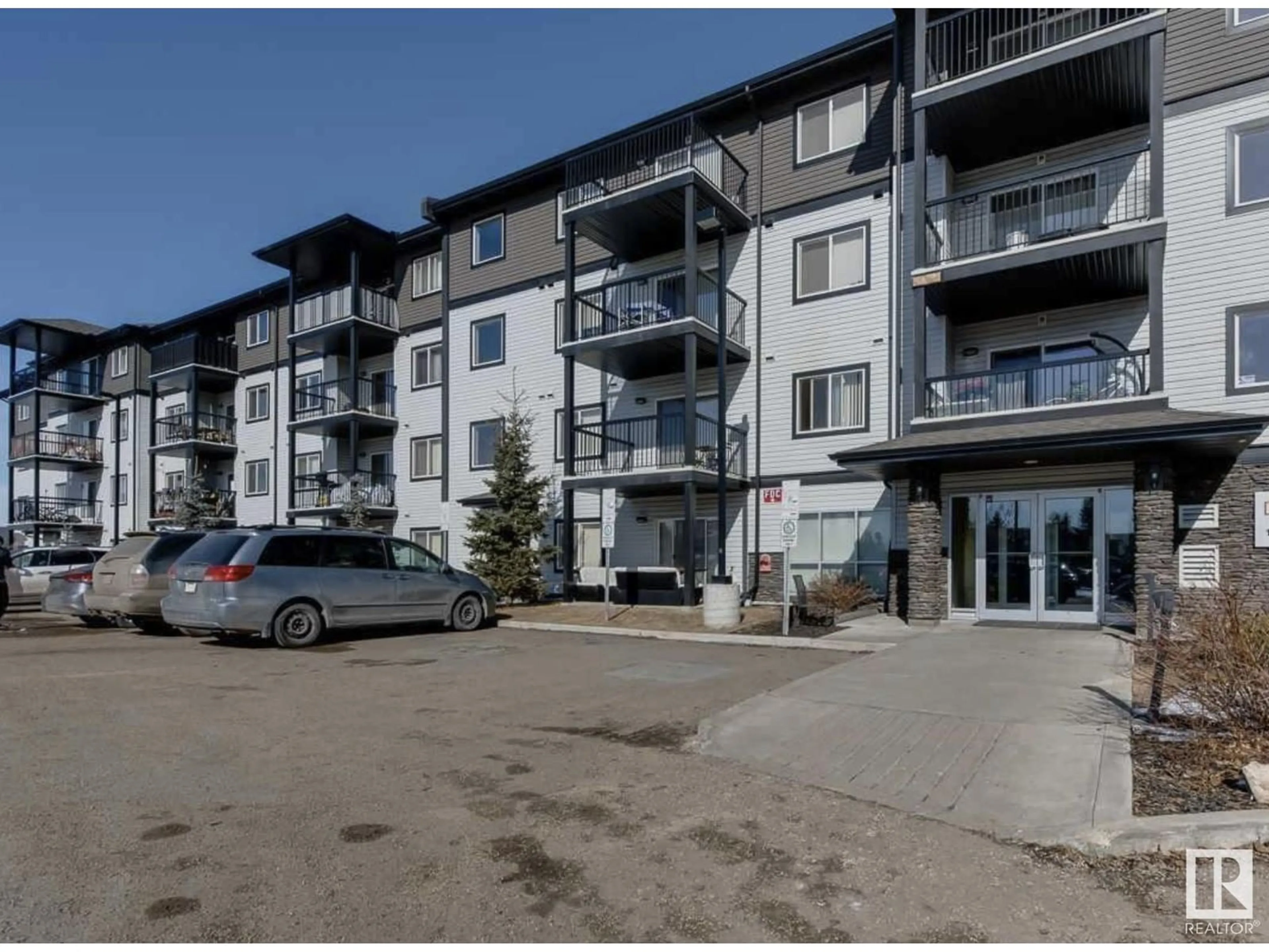 A pic from outside/outdoor area/front of a property/back of a property/a pic from drone, unknown for #161 - 1196 HYNDMAN RD, Edmonton Alberta T5A0X8