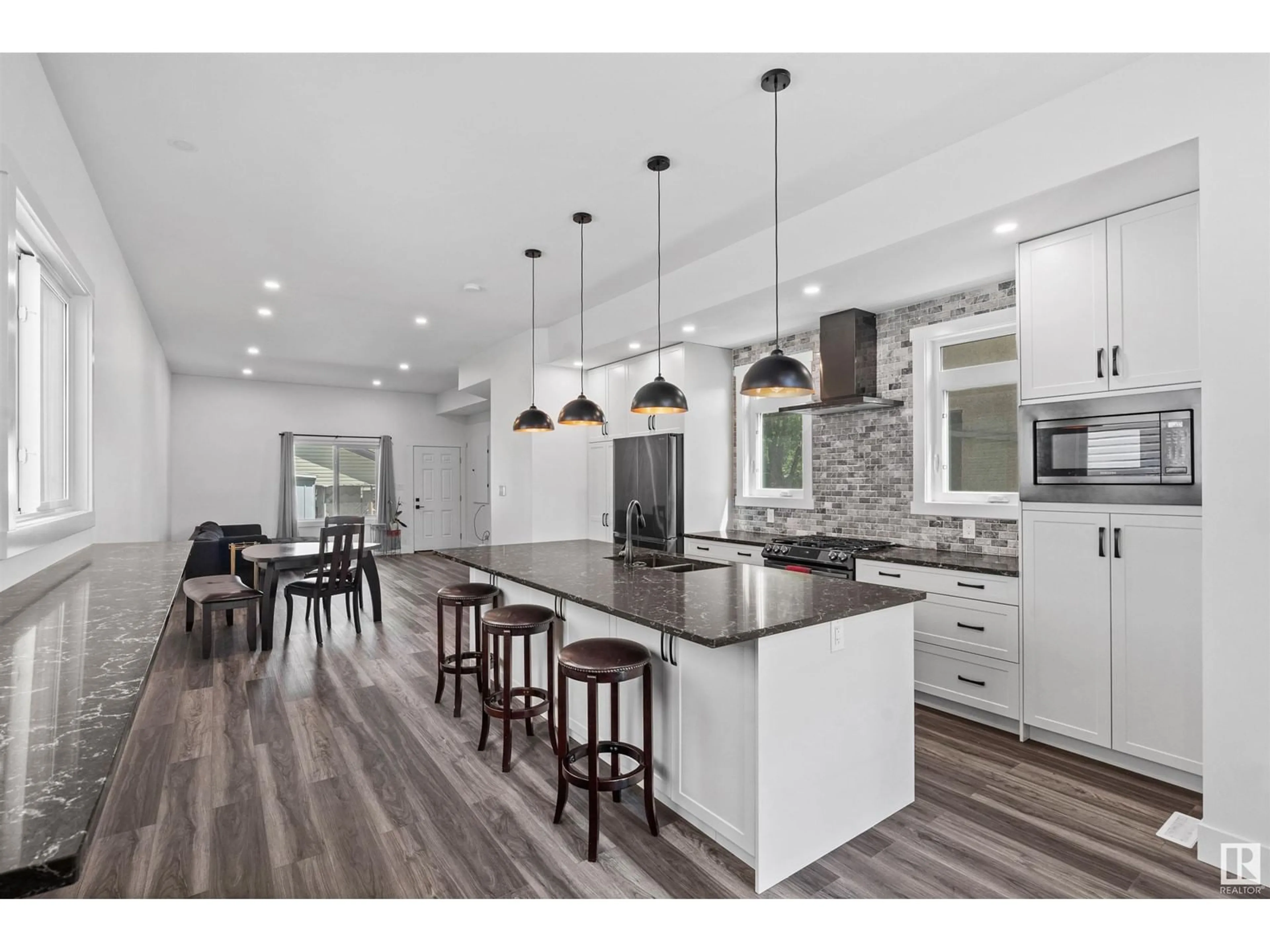 Open concept kitchen, unknown for 13916 118 AV, Edmonton Alberta T5L2M4