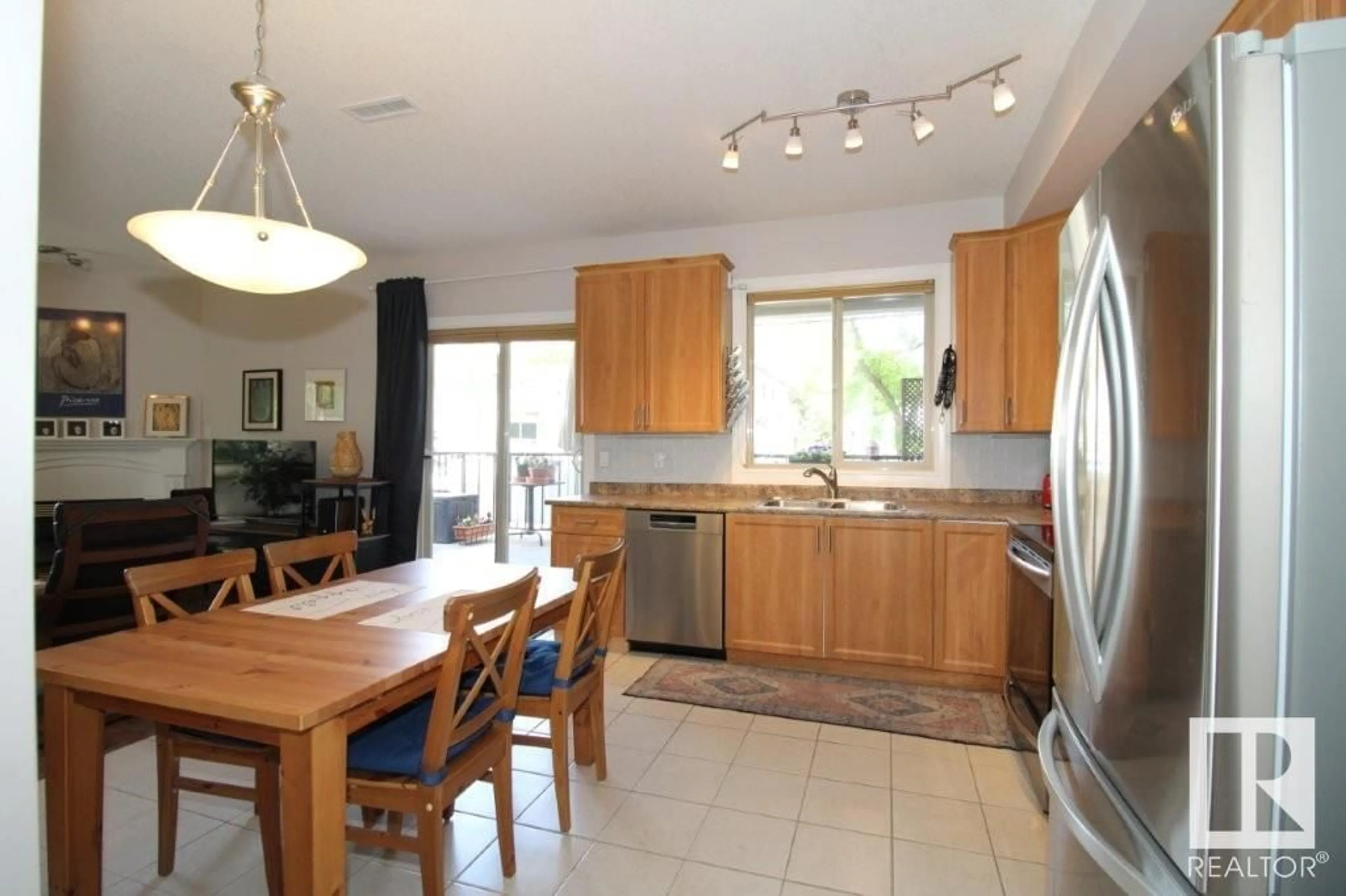 Open concept kitchen, ceramic/tile floor for #103 - 10630 78 AV, Edmonton Alberta T6E1P5